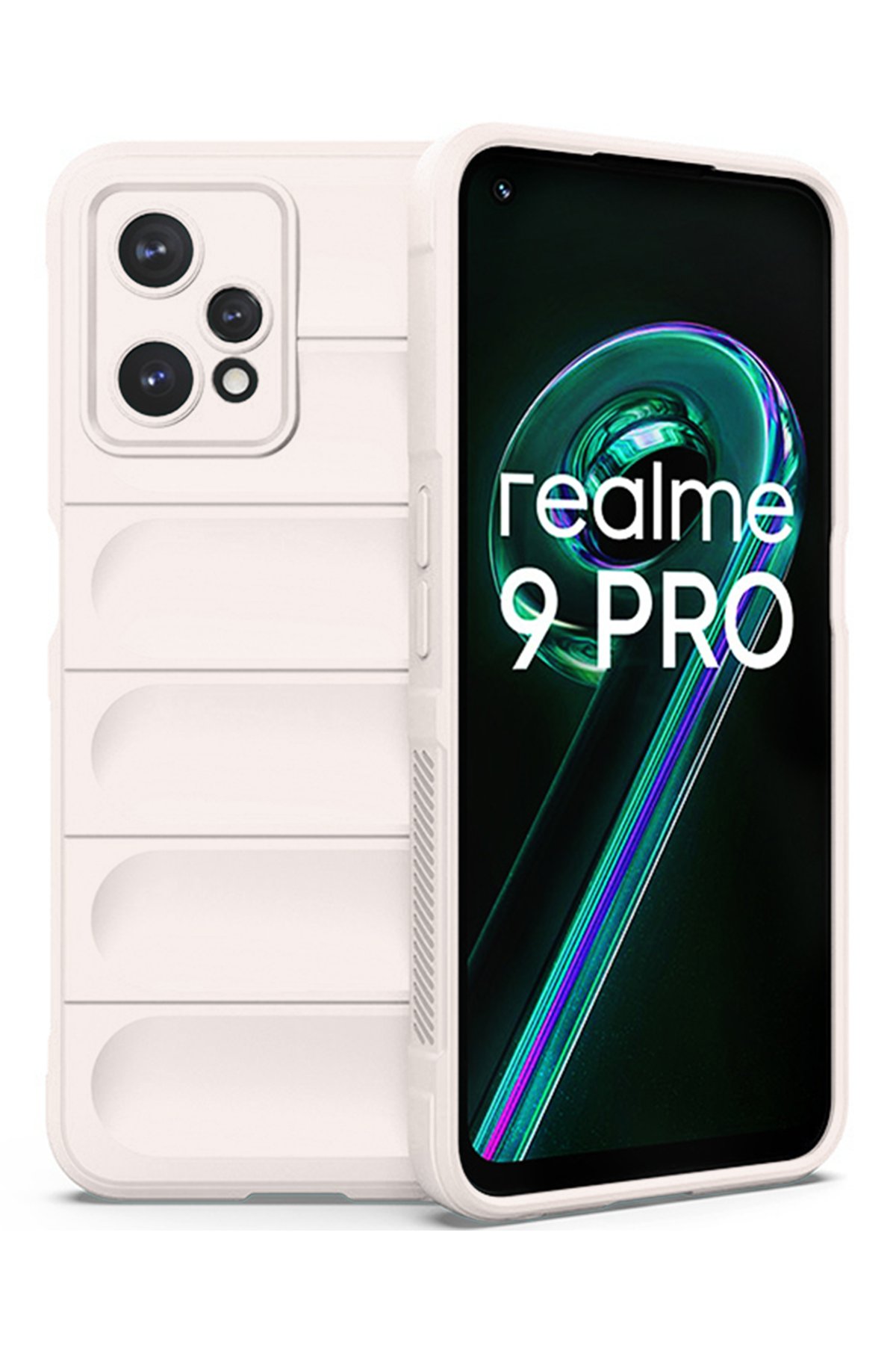 Newface Realme 9 Pro 5G Kılıf Lüx Şeffaf Silikon