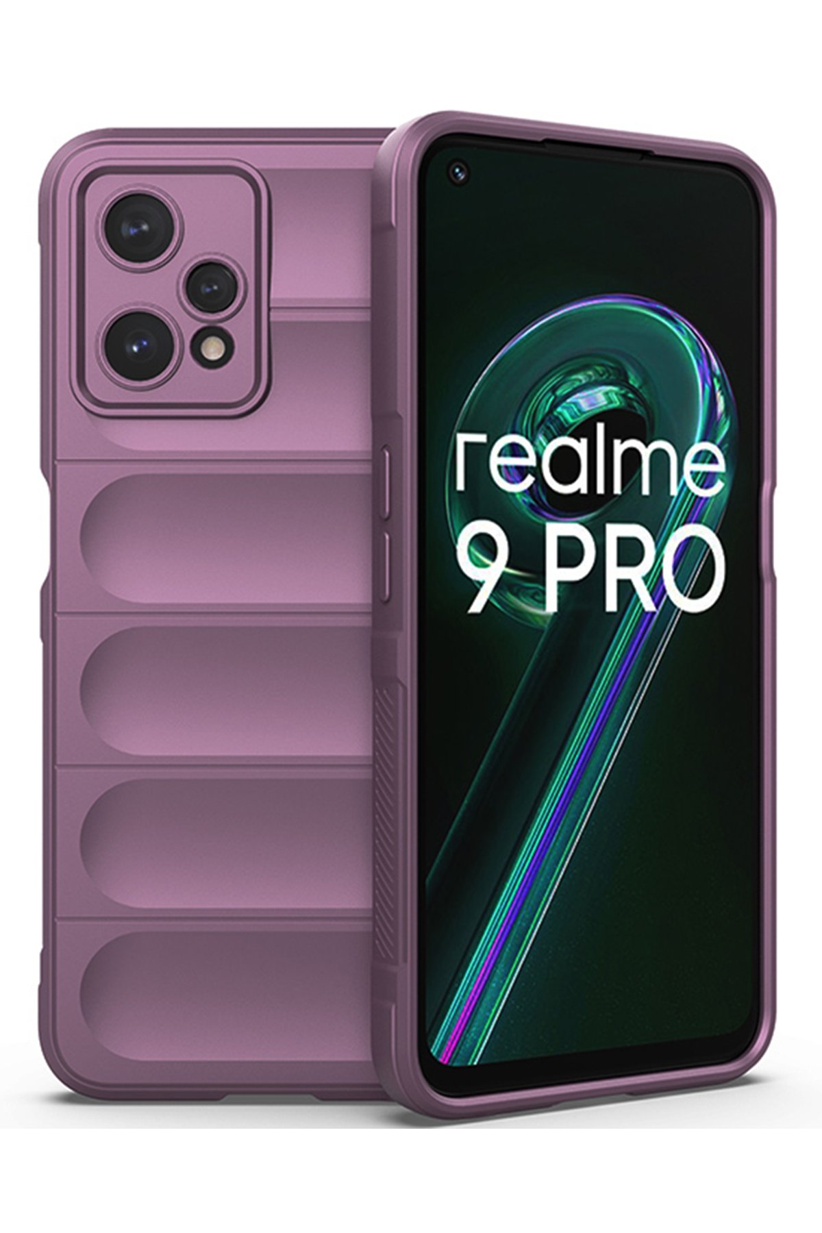 Newface Realme 9 Pro 5G Kılıf Slot Silikon - Siyah