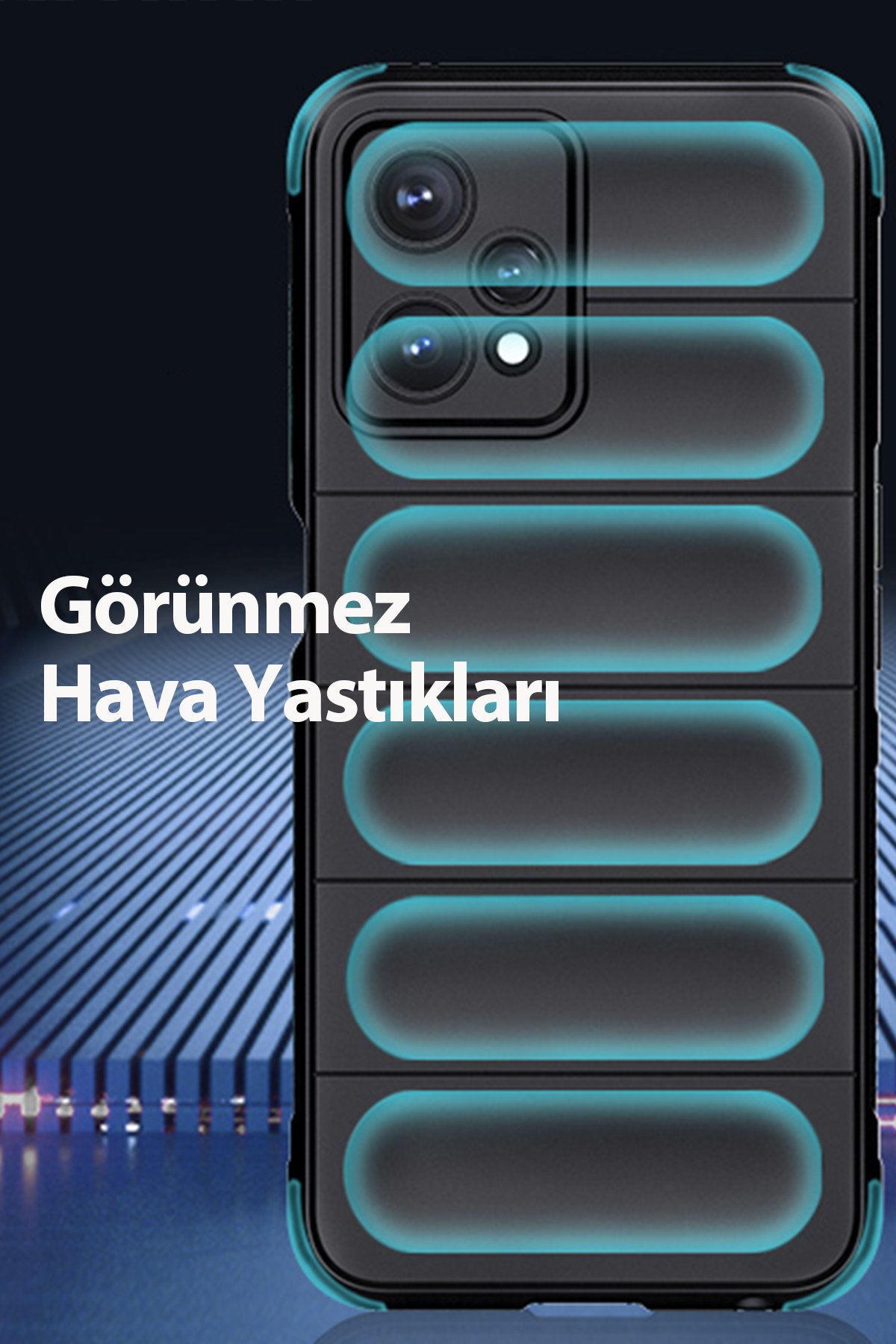 Newface Realme 9 Pro 5G Kılıf Slot Silikon - Siyah