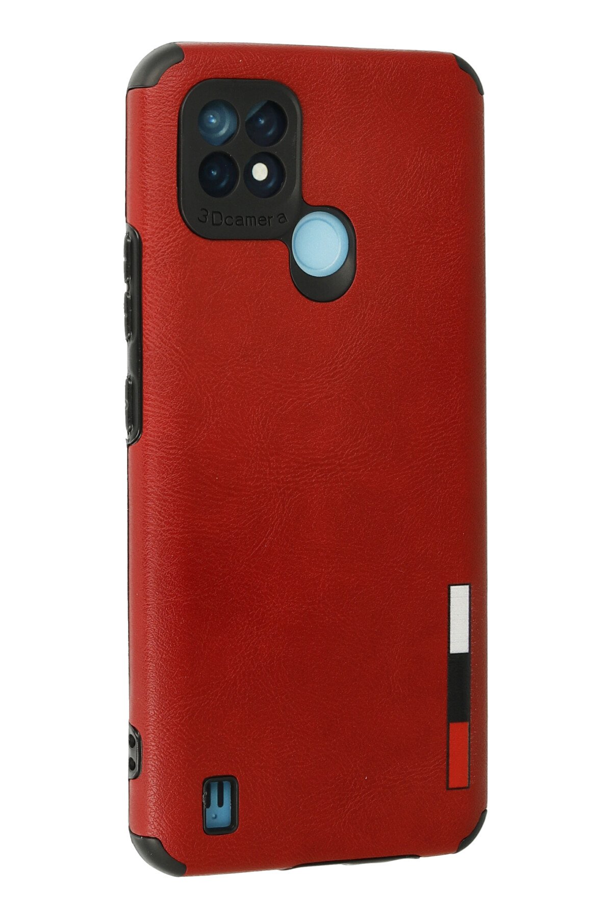 Newface Realme C21 Kılıf Nano içi Kadife Silikon - Turuncu