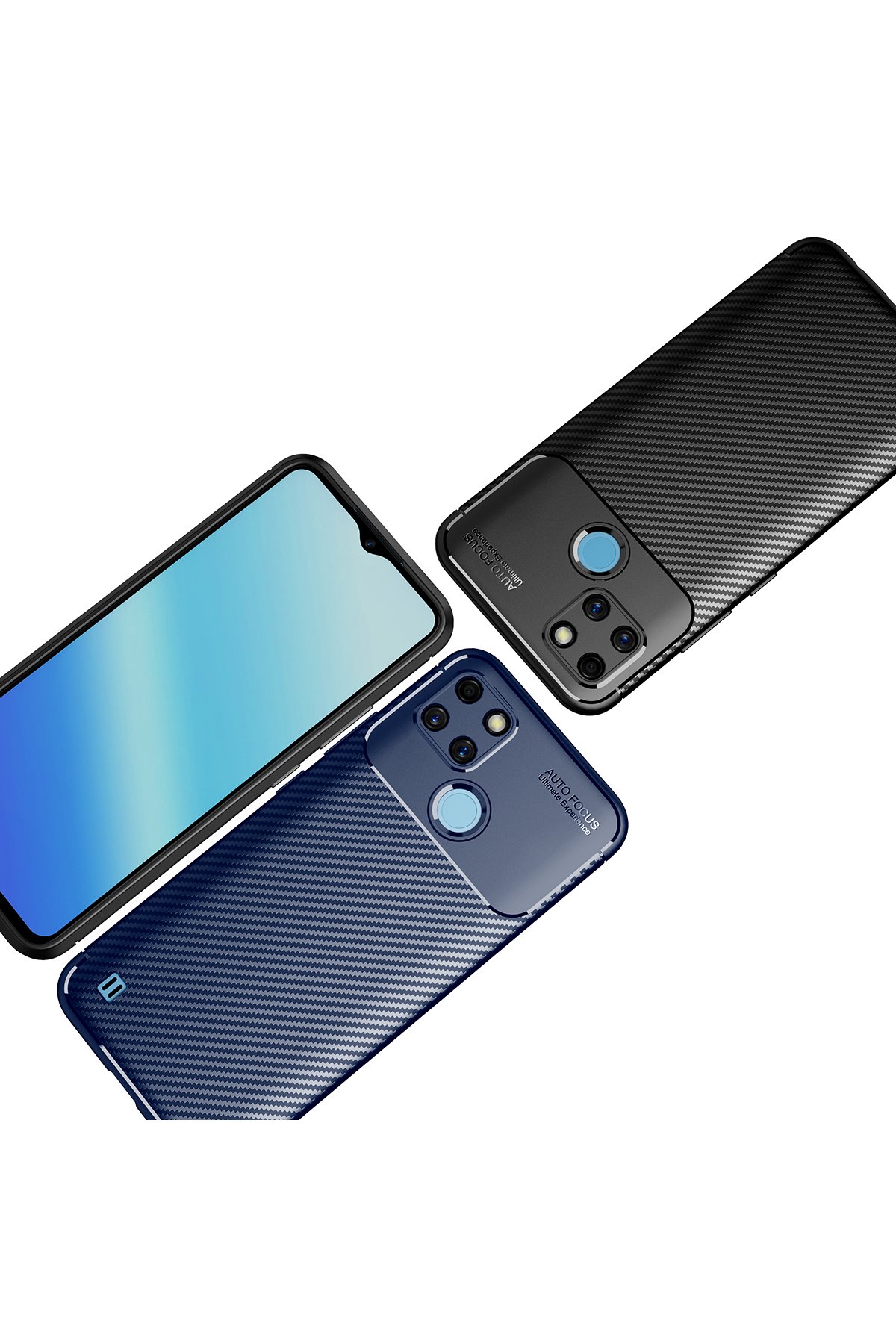 Newface Realme C21Y Kılıf Nano içi Kadife Silikon - Lila