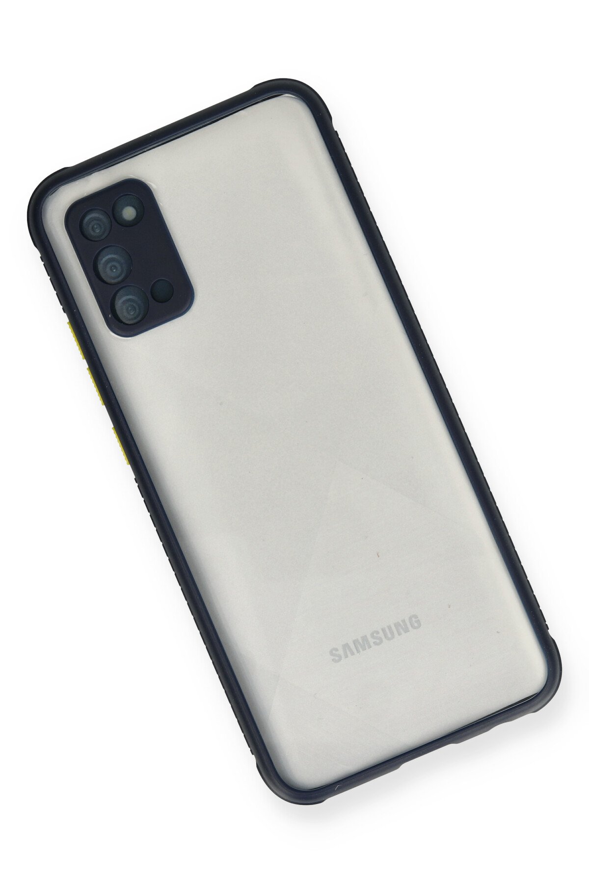 Newface Samsung Galaxy A02S Kılıf Lansman Glass Kapak - Pembe