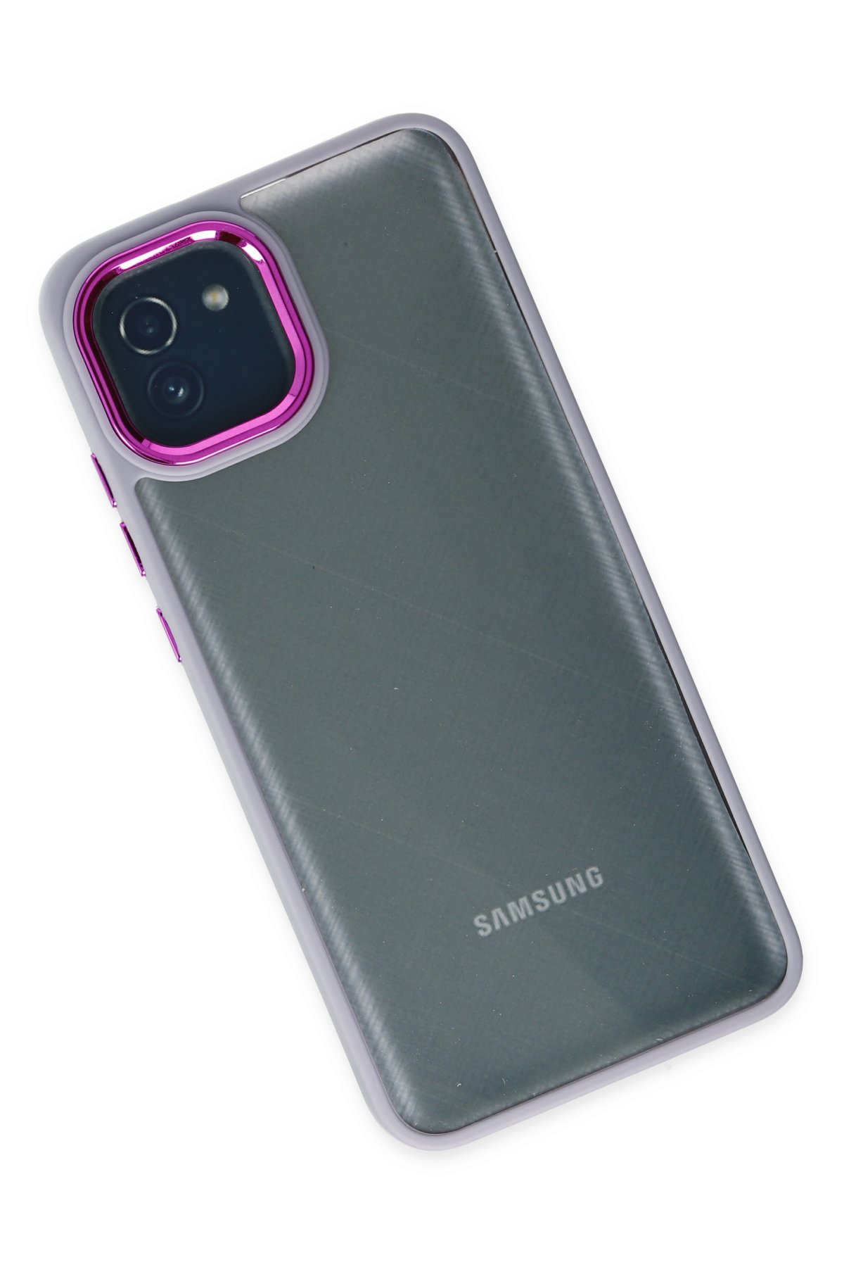 Newface Samsung Galaxy A03 Kılıf Pars Lens Yüzüklü Silikon - Siyah