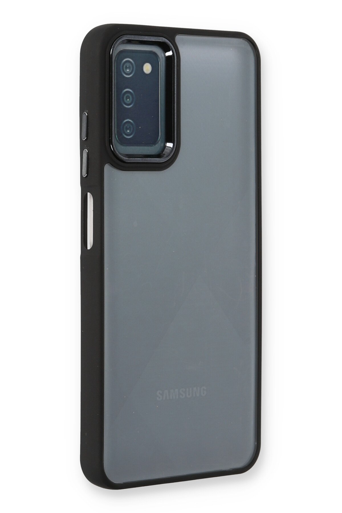 Newface Samsung Galaxy A03S Kılıf Nano içi Kadife Silikon - Mor
