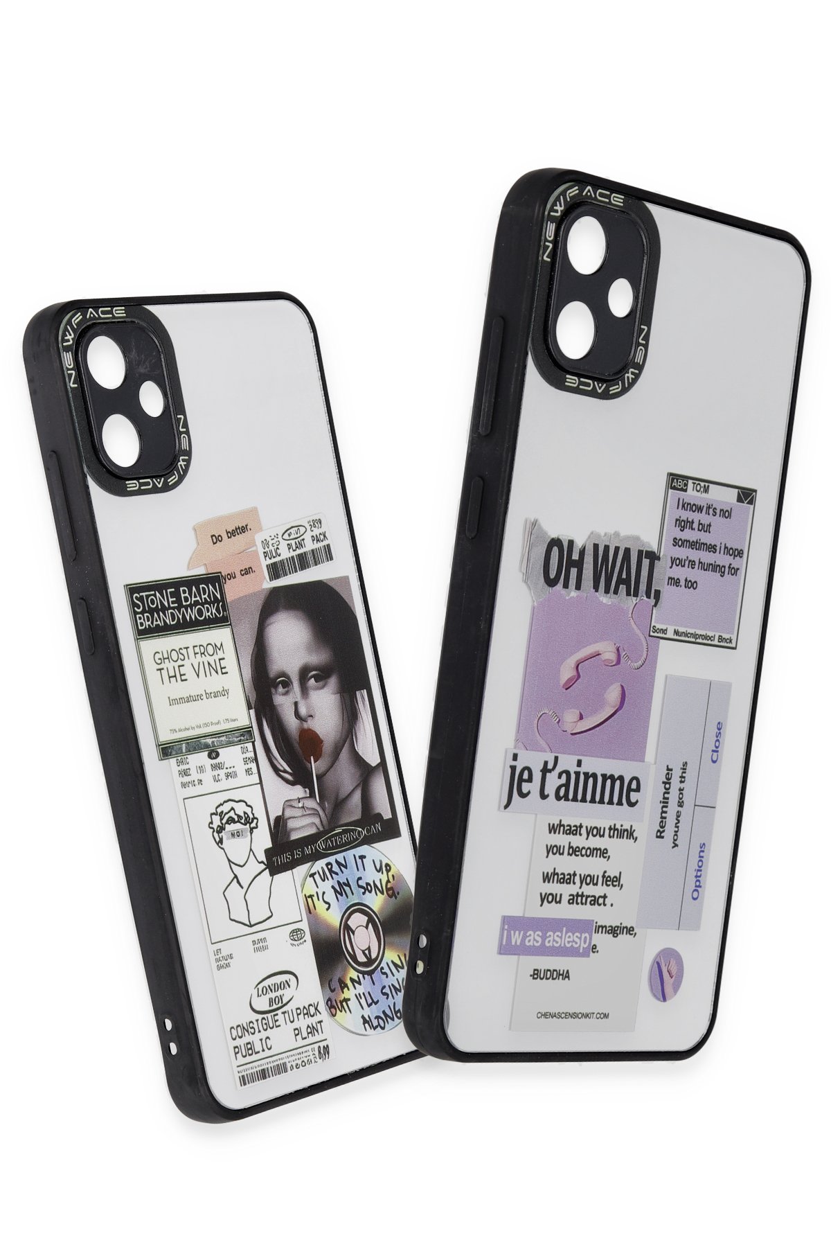 Newface Samsung Galaxy A05 Kılıf Sweet Desenli Silikon Kapak - Pembe