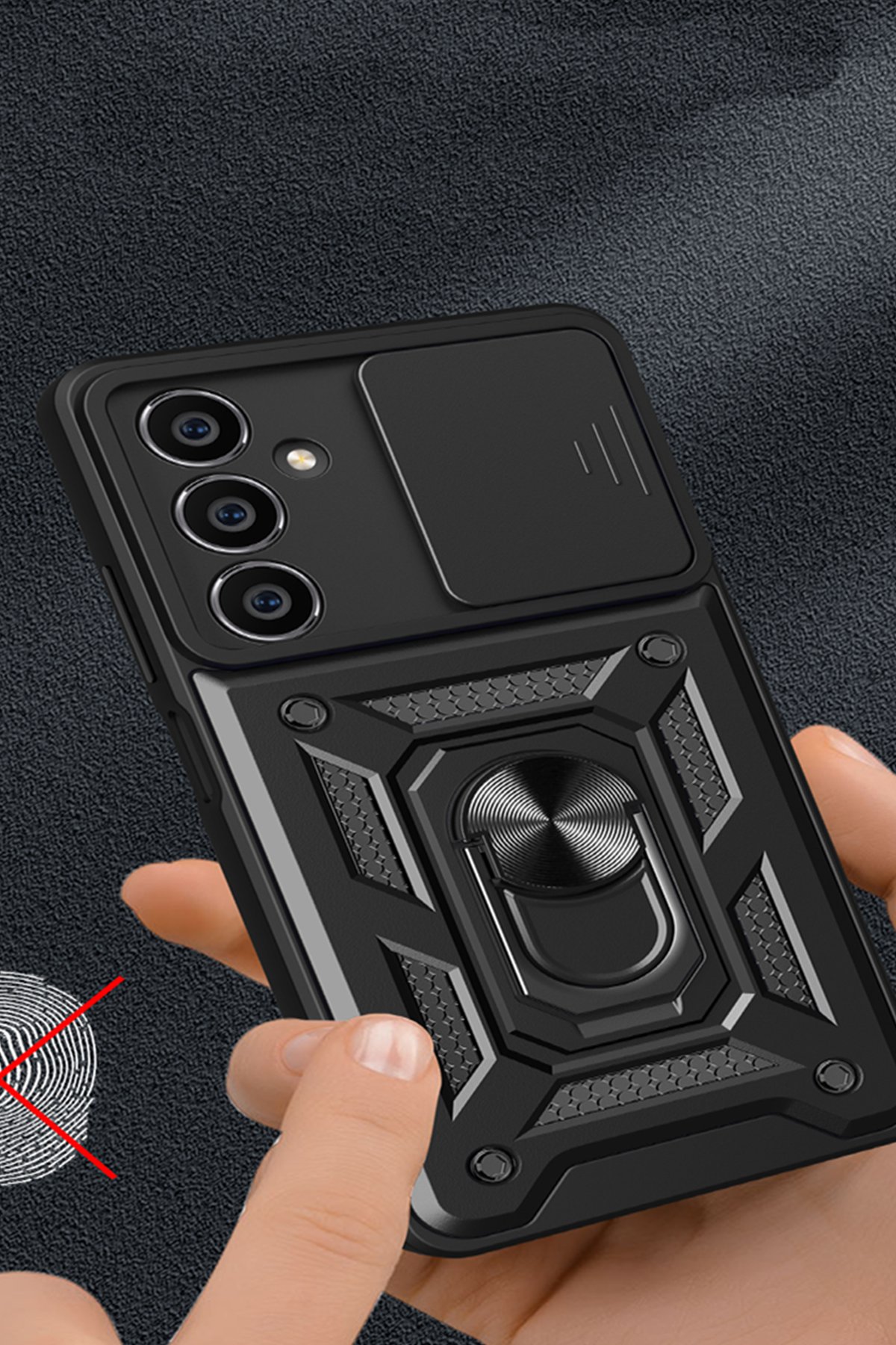 Newface Samsung Galaxy A05 Kılıf Nano içi Kadife Silikon - Siyah