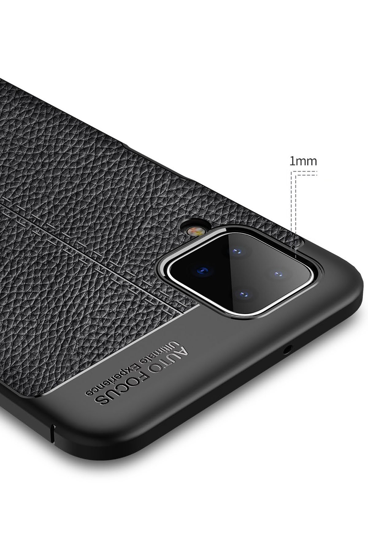 Newface Samsung Galaxy M12 Kılıf Nano içi Kadife Silikon - Kırmızı