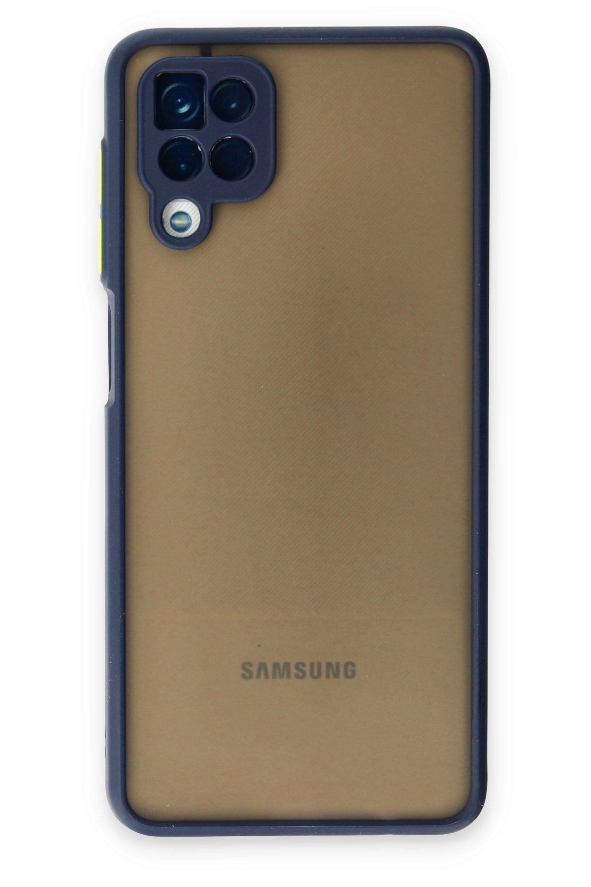 Newface Samsung Galaxy A12 Kılıf Platin Silikon - Pembe