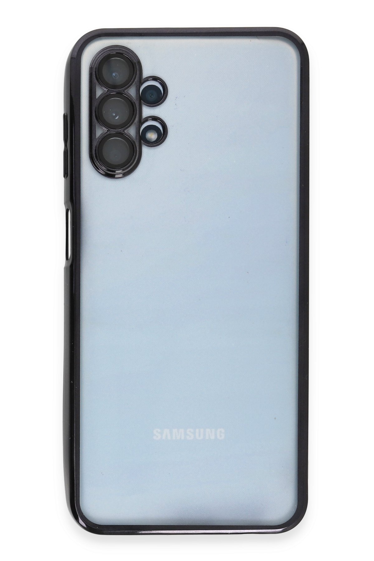 Newface Samsung Galaxy A13 4G Kılıf Montreal Silikon Kapak - Siyah