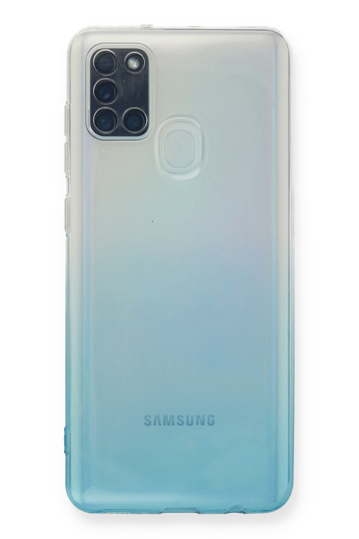 Newface Samsung Galaxy A21S Kılıf Montreal Silikon Kapak - Siyah