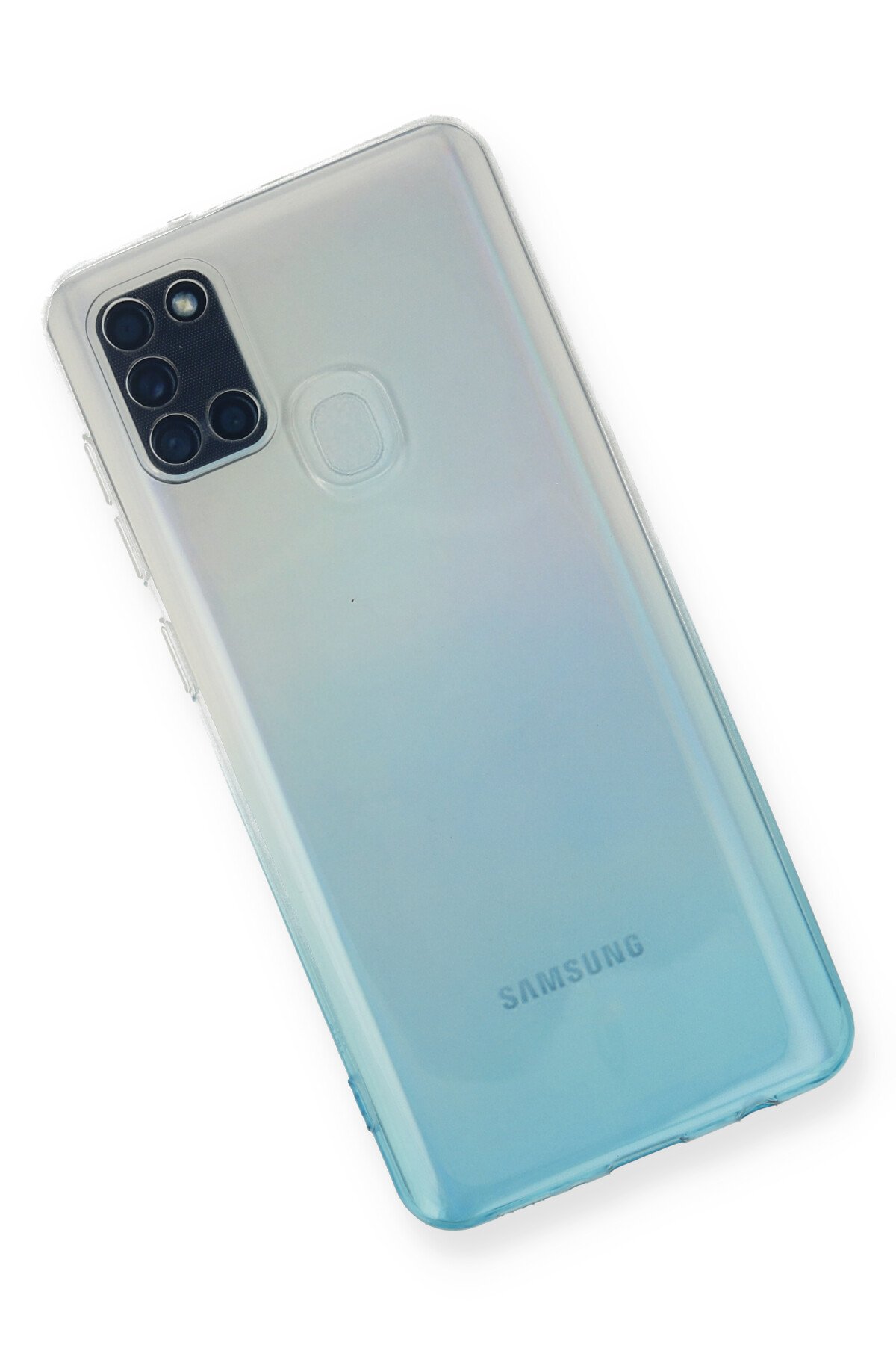 Newface Samsung Galaxy A21S Kılıf Montreal Silikon Kapak - Siyah