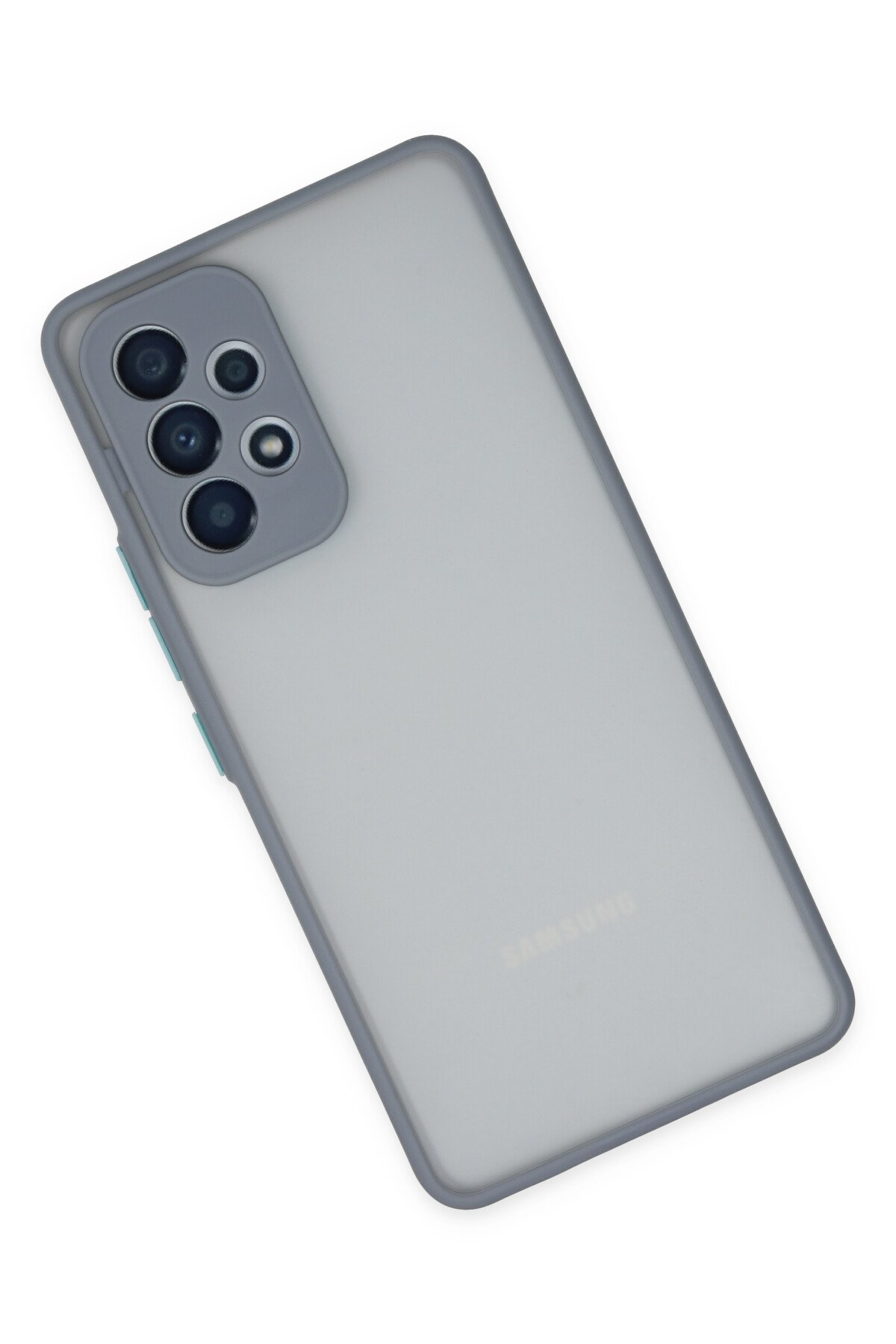 Newface Samsung Galaxy A23 4G Kılıf Volet Silikon - Kırmızı