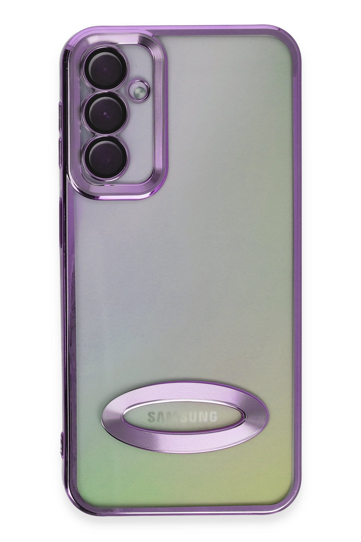 Newface Samsung Galaxy A24 4G Kılıf Platin Silikon - Yeşil