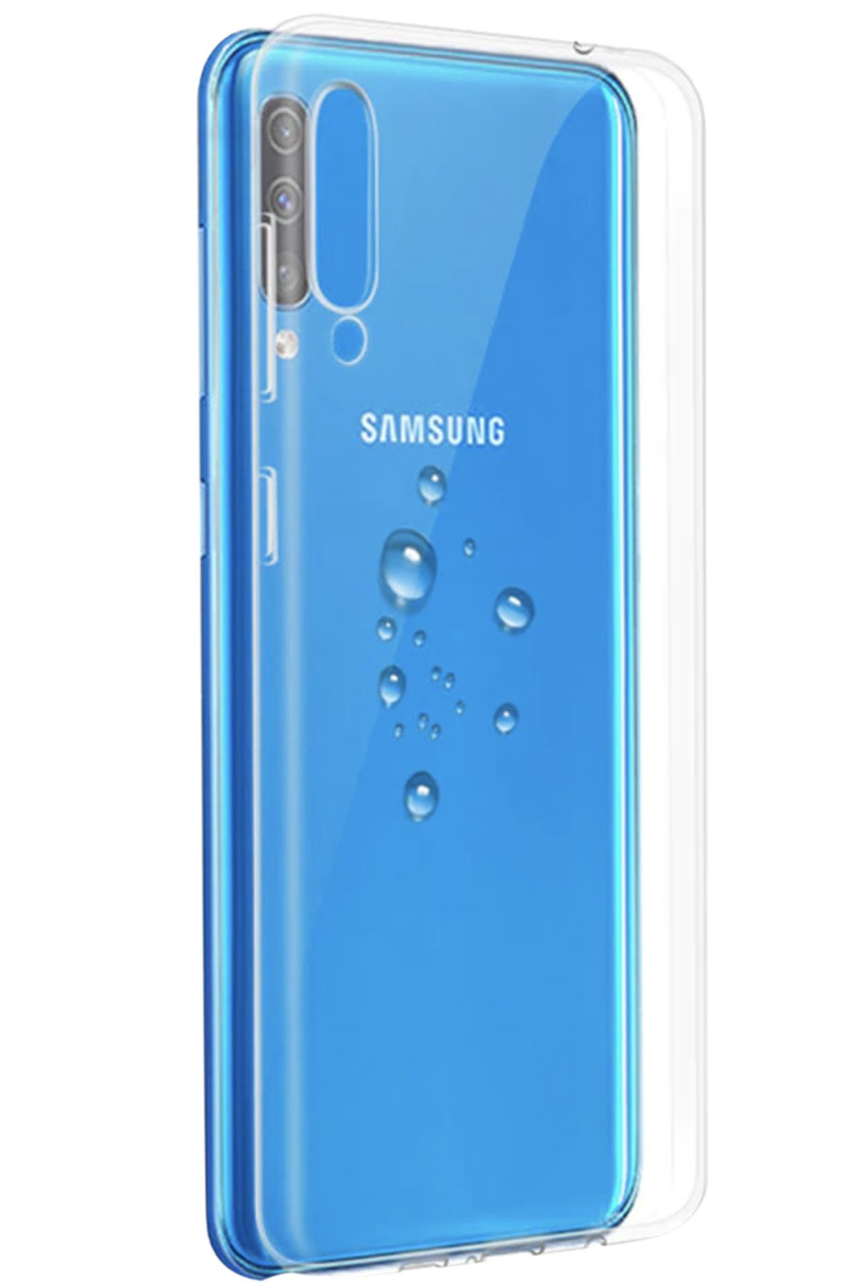 Newface Samsung Galaxy A30S Kılıf Volet Silikon - Kırmızı