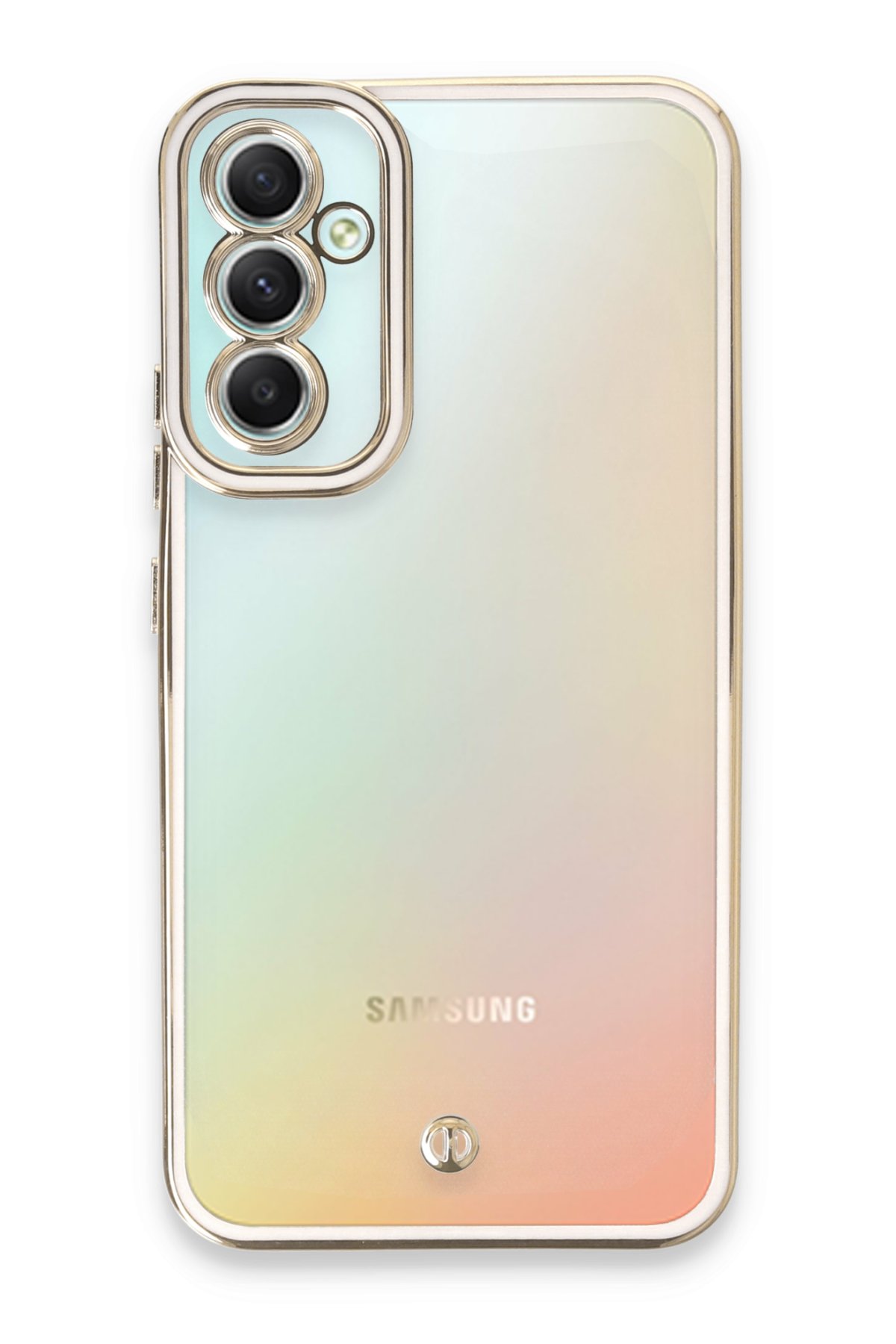 Newface Samsung Galaxy A34 5G Kılıf Joy Lens Standlı Kapak - Kırmızı