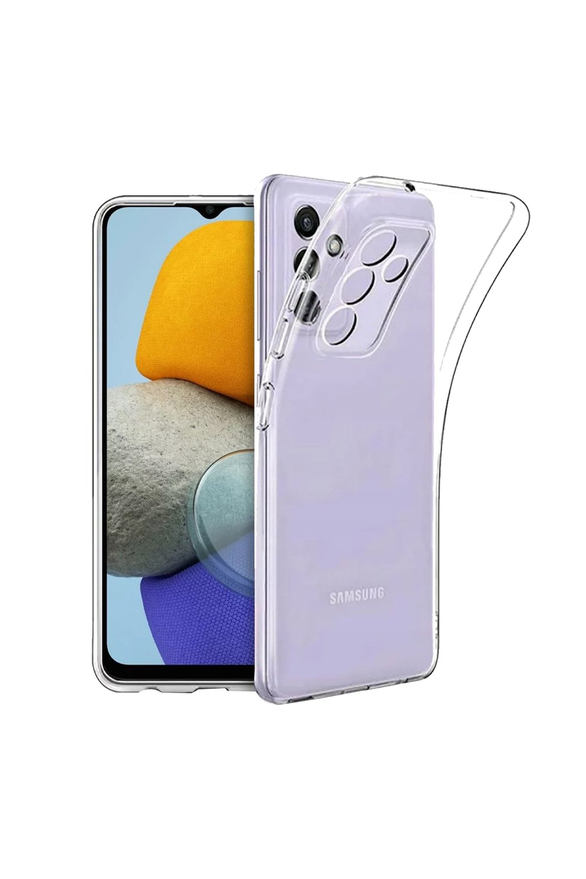 Newface Samsung Galaxy A34 5G Kılıf Pars Lens Yüzüklü Silikon - Lacivert