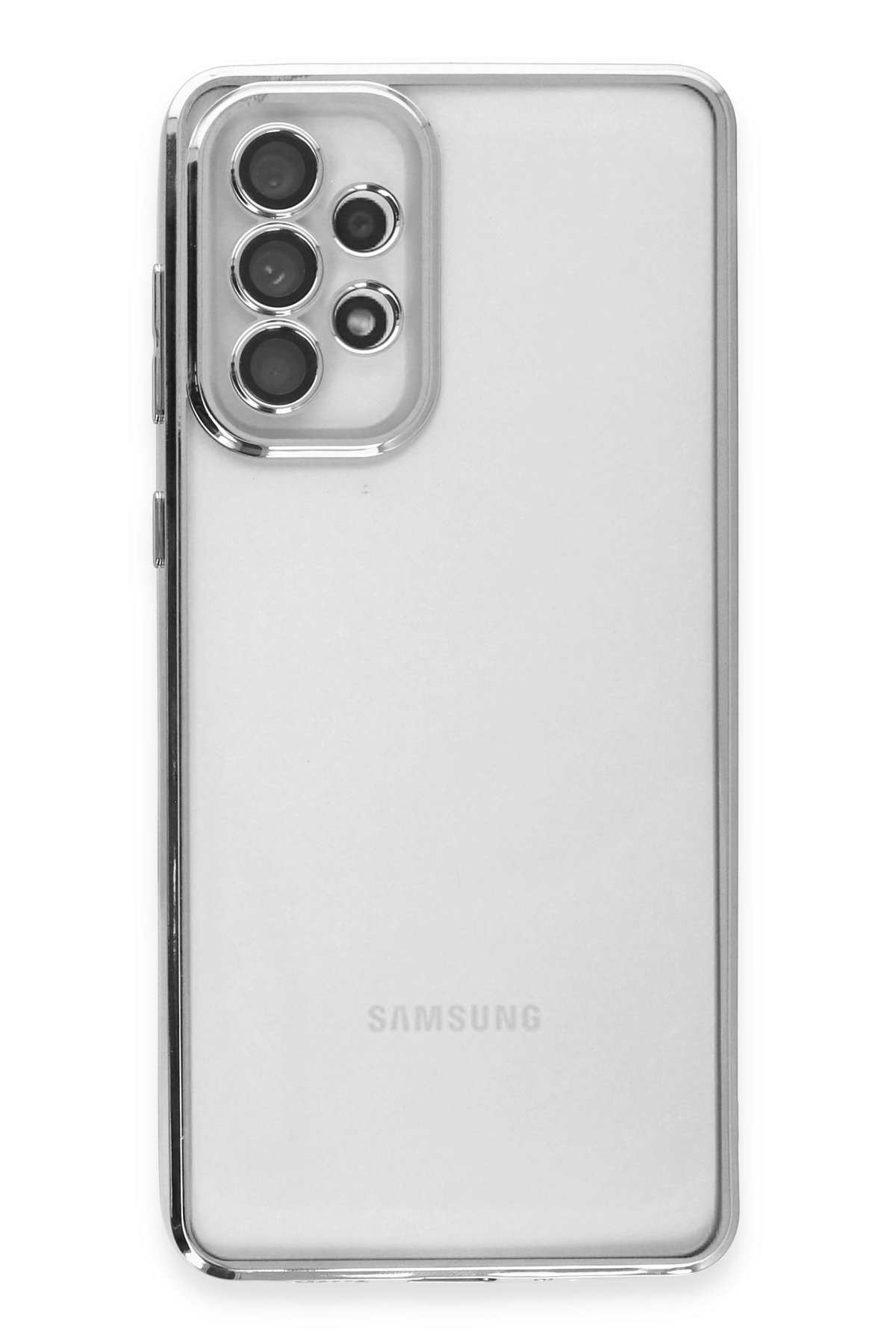 Newface Samsung Galaxy A53 5G Kılıf Mega Standlı Silikon - Gold