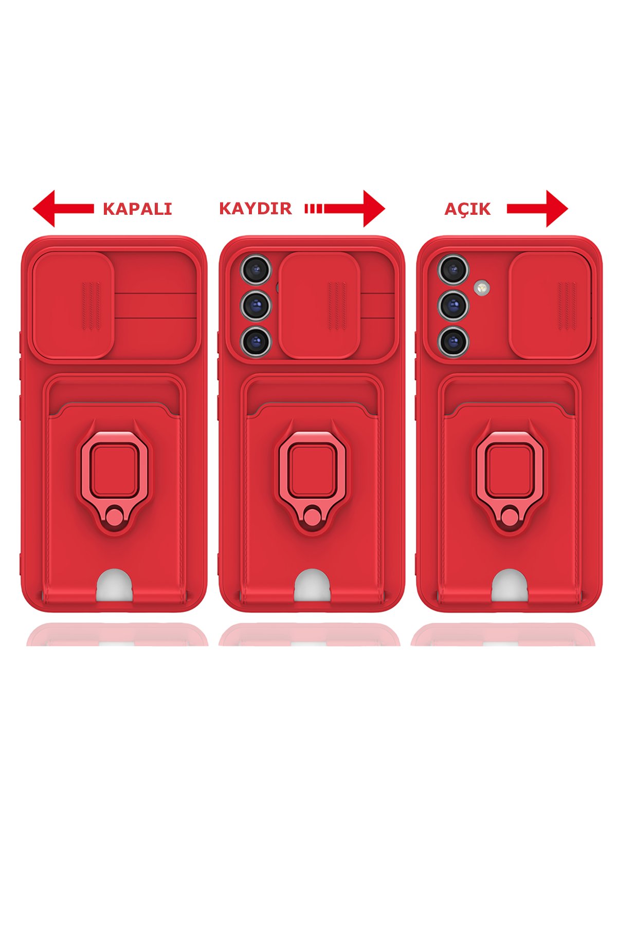 Newface Samsung Galaxy A54 5G Kılıf Elegant Kapak - Titan Gri
