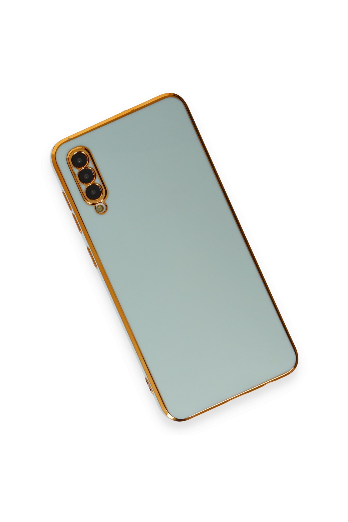 Newface Samsung Galaxy A70 Kılıf Volet Silikon - Beyaz