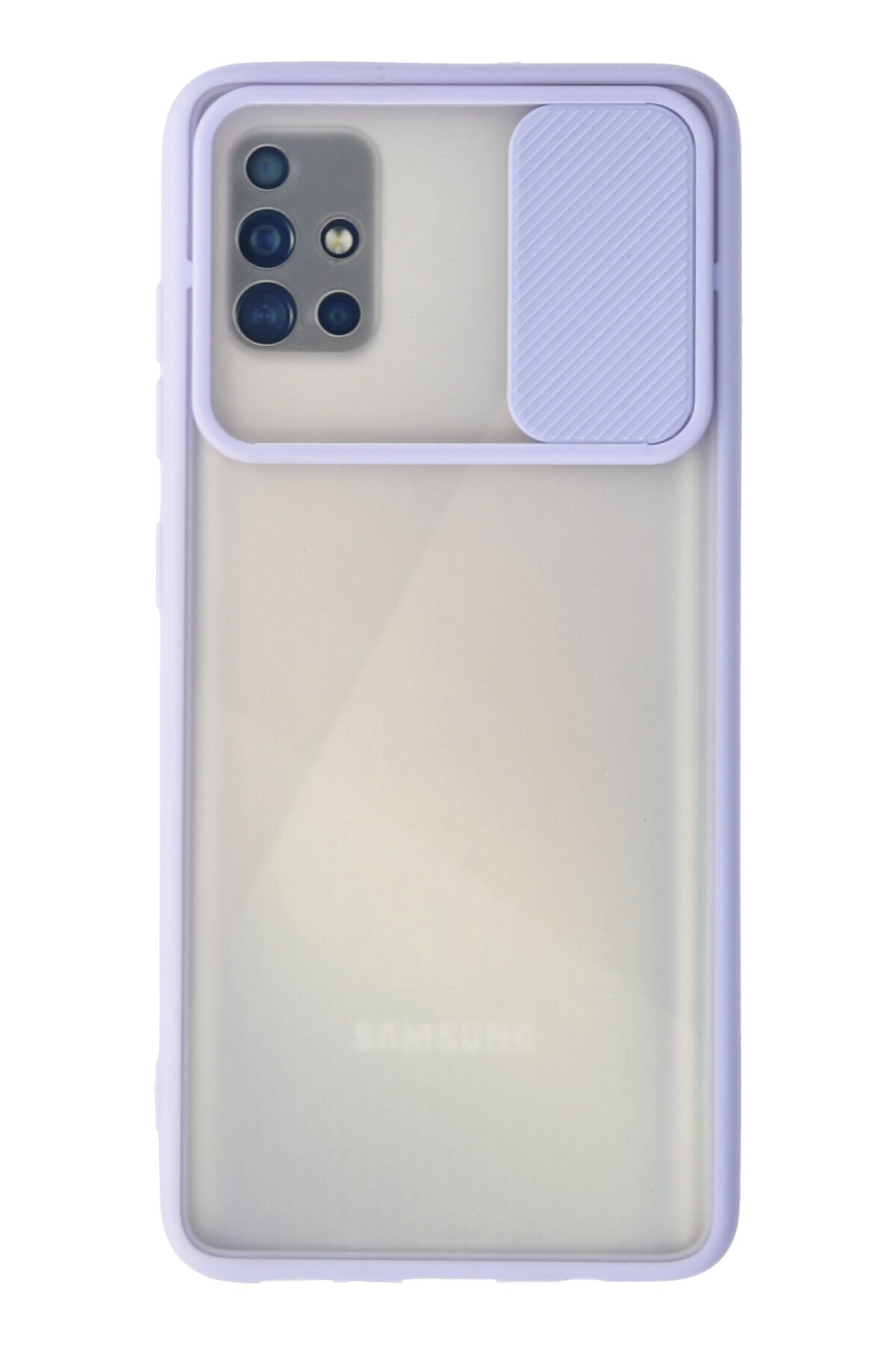 Newface Samsung Galaxy A71 Kılıf Nano içi Kadife Silikon - Kırmızı