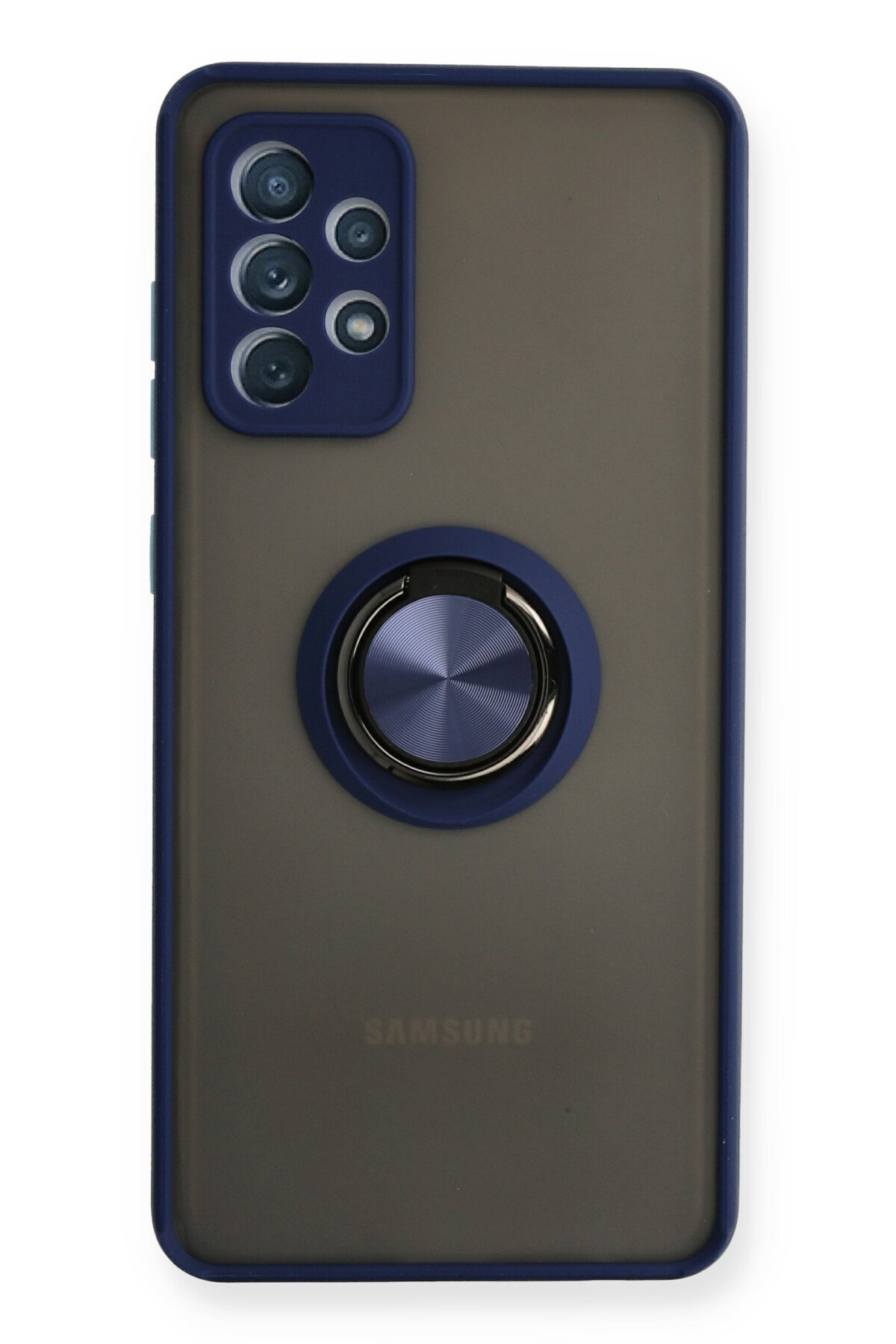 Newface Samsung Galaxy A72 Kılıf Color Lens Silikon - Gri