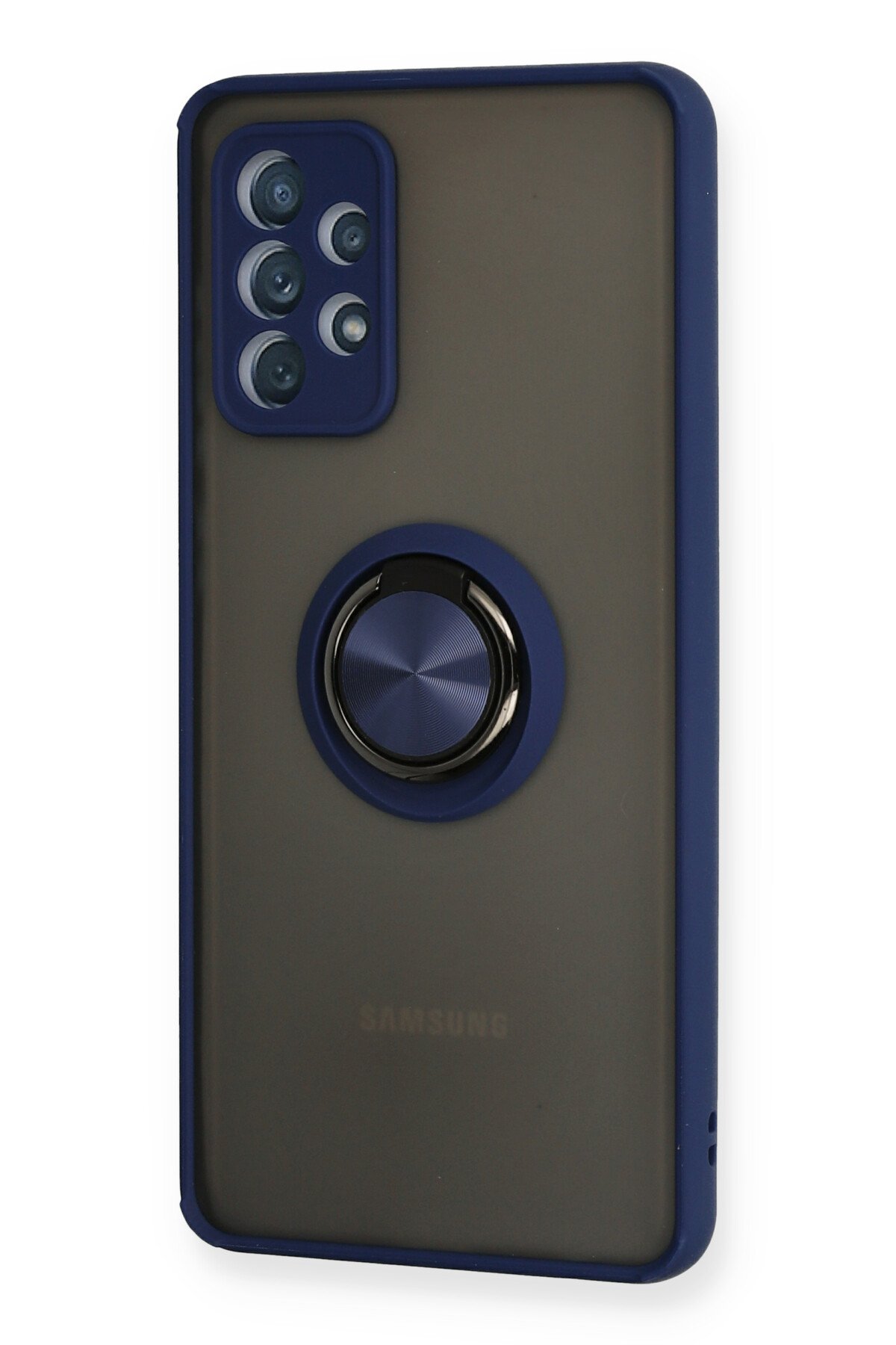 Newface Samsung Galaxy A72 Kılıf Color Lens Silikon - Gri