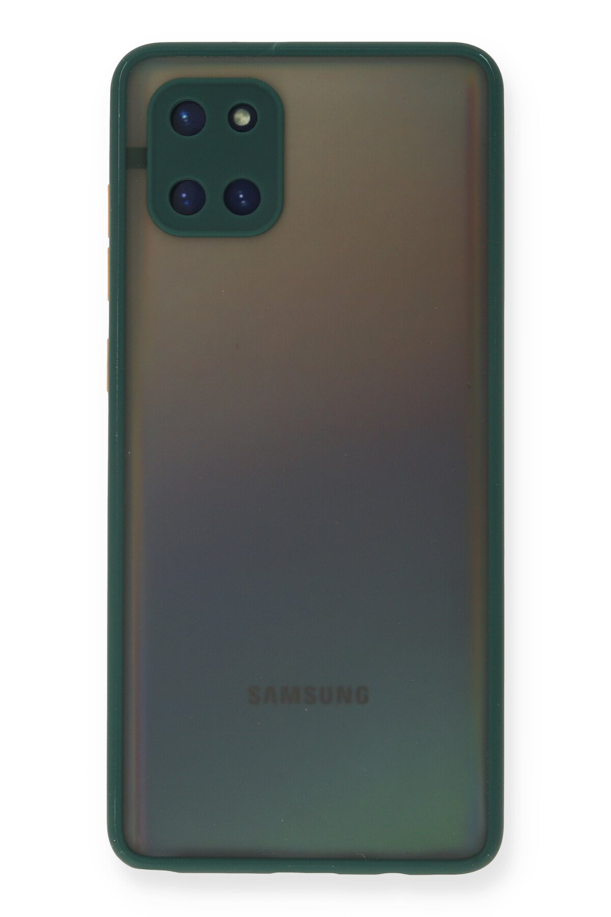 Newface Samsung Galaxy A81 / Note 10 Lite Kılıf Zegna Yüzüklü Silikon Kapak - Kırmızı