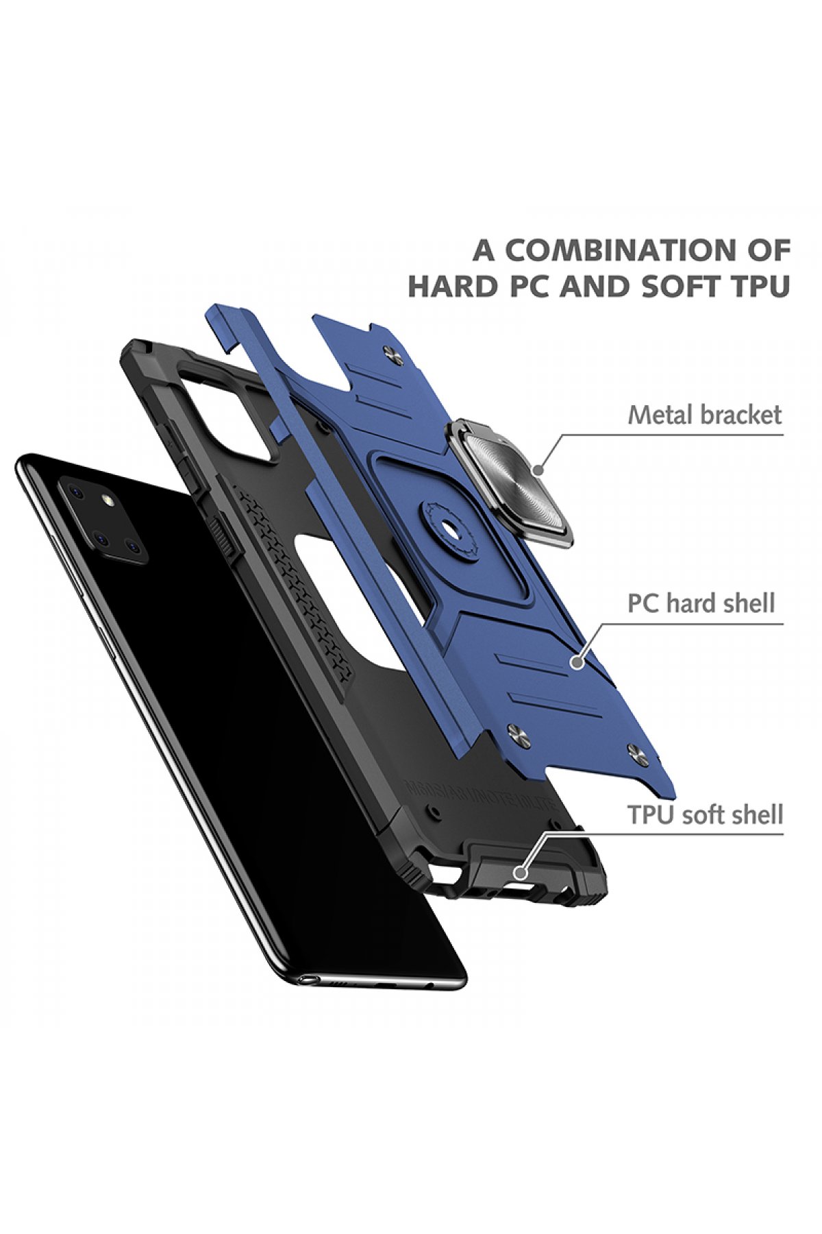 Newface Samsung Galaxy A81 / Note 10 Lite 3D Antistatik Cam Ekran Koruyucu