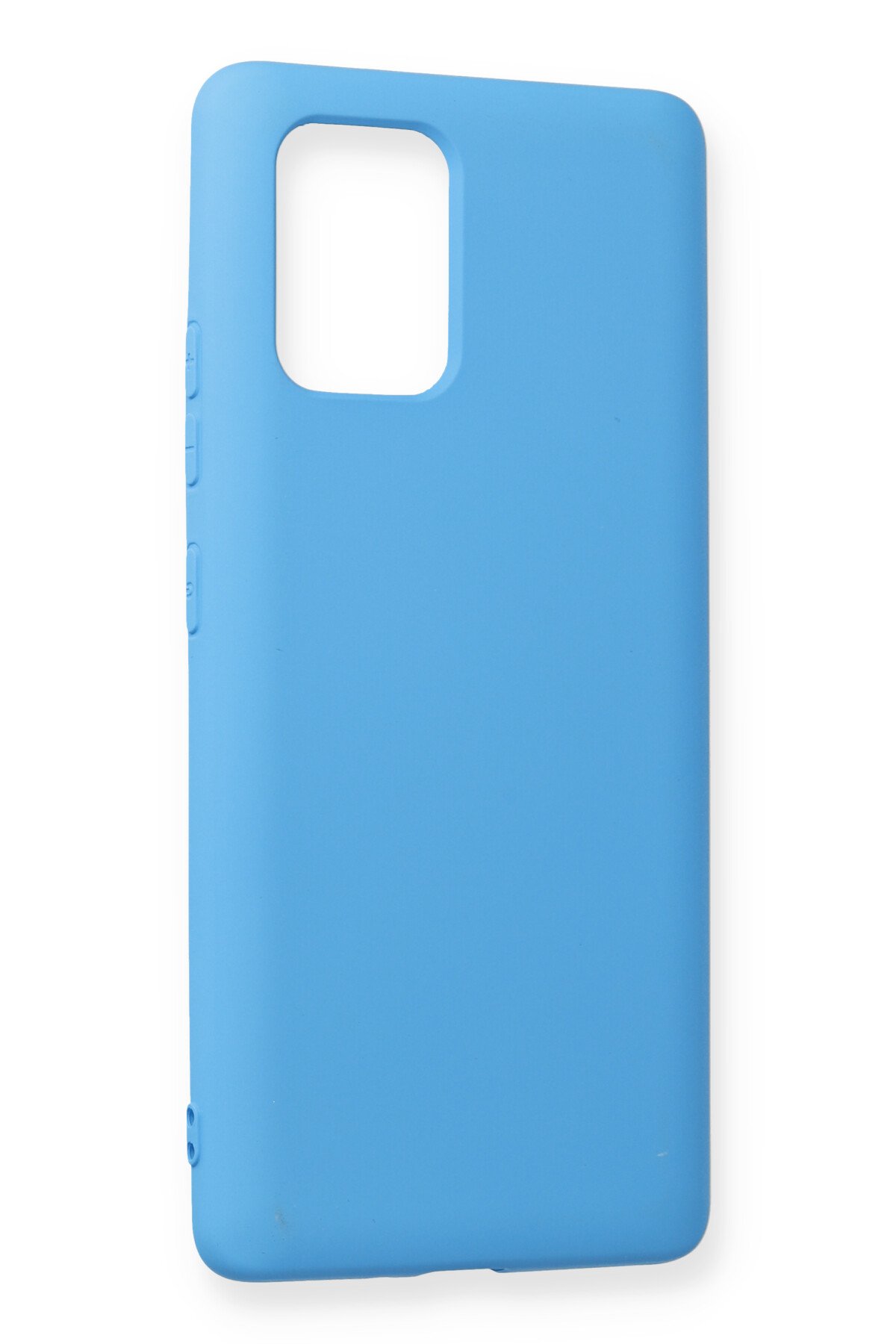 Newface Samsung Galaxy A91 / S10 Lite Kılıf Montreal Silikon Kapak - Lacivert