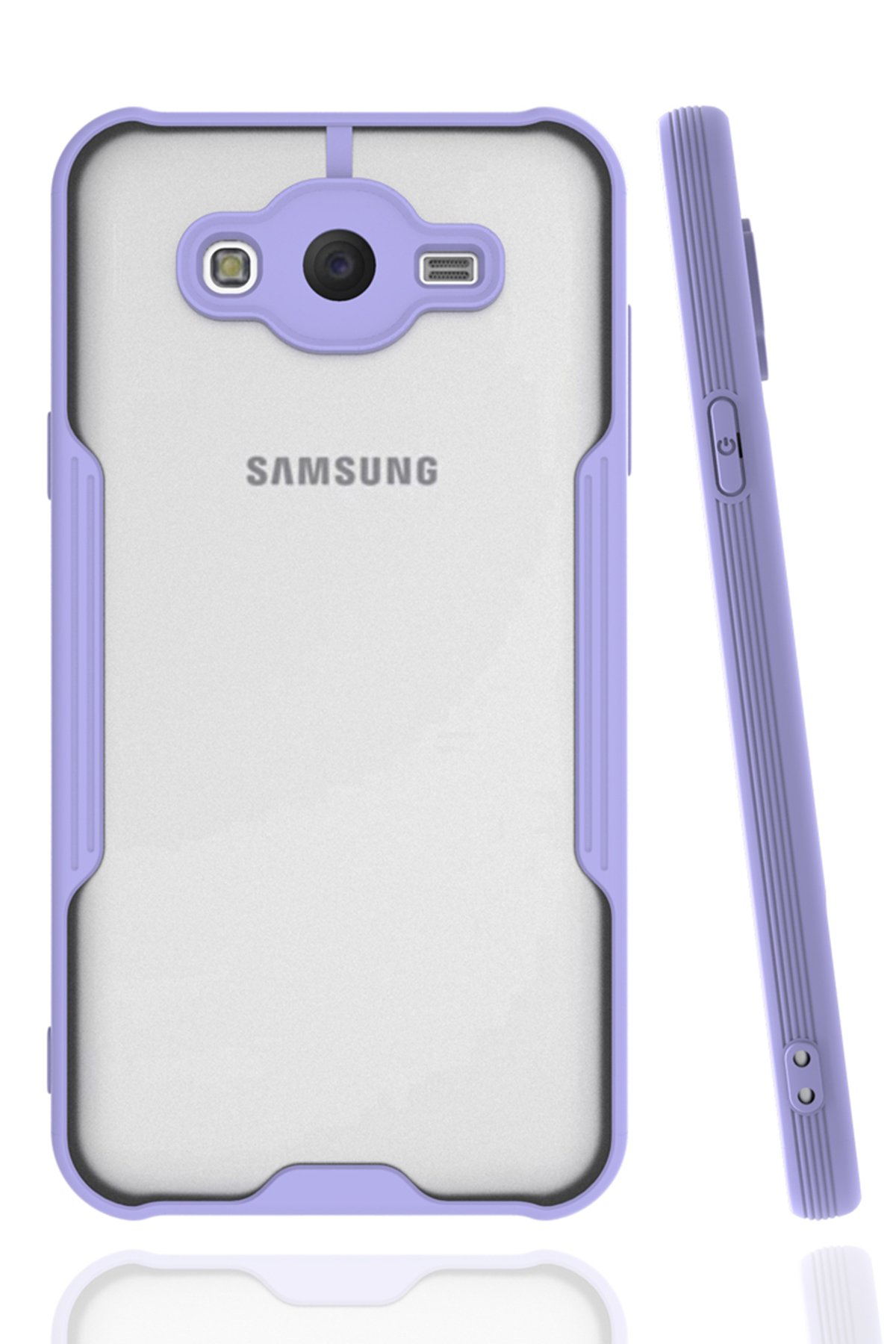 Newface Samsung Galaxy J7 Kılıf Platin Silikon - Pembe