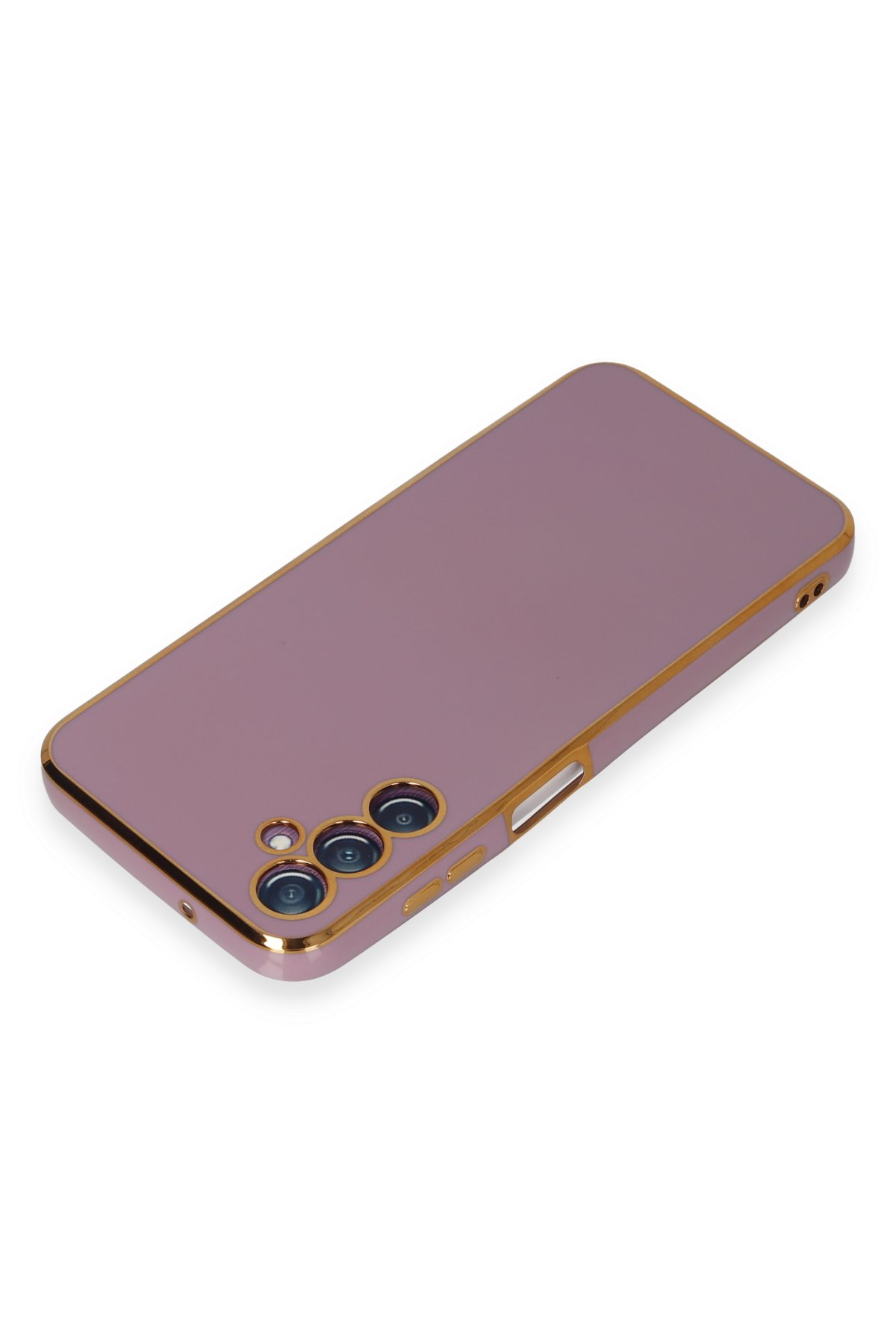 Newface Samsung Galaxy M14 5G Kılıf Pars Lens Yüzüklü Silikon - Lacivert