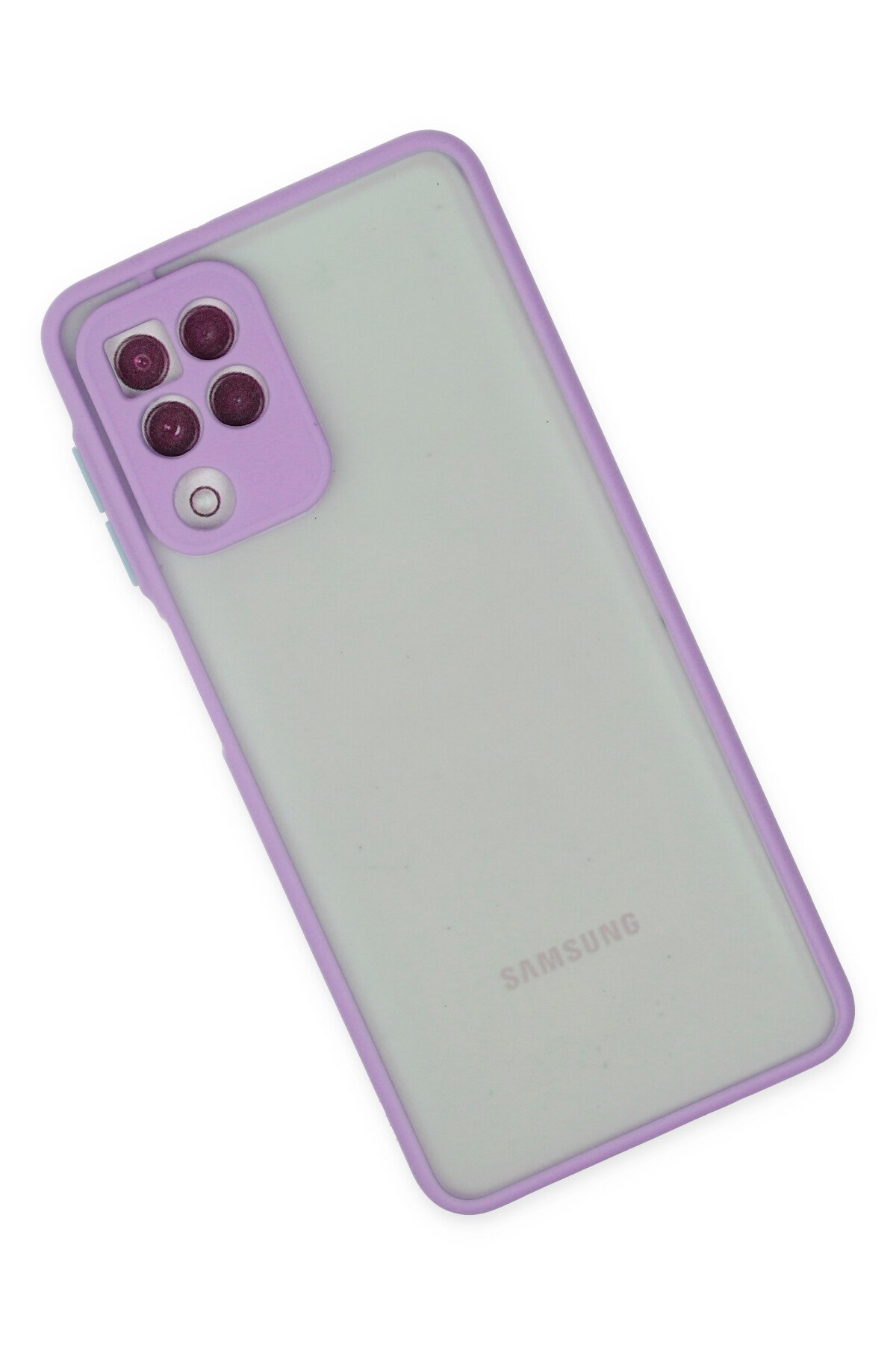 Newface Samsung Galaxy M22 Kılıf Montreal Silikon Kapak - Lacivert