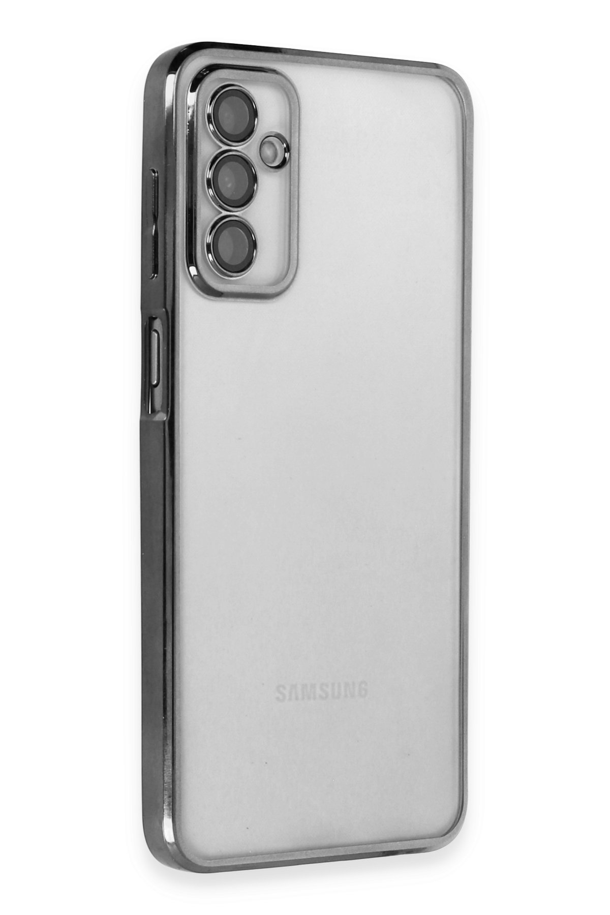 Newface Samsung Galaxy M23 Kılıf Volet Silikon - Beyaz