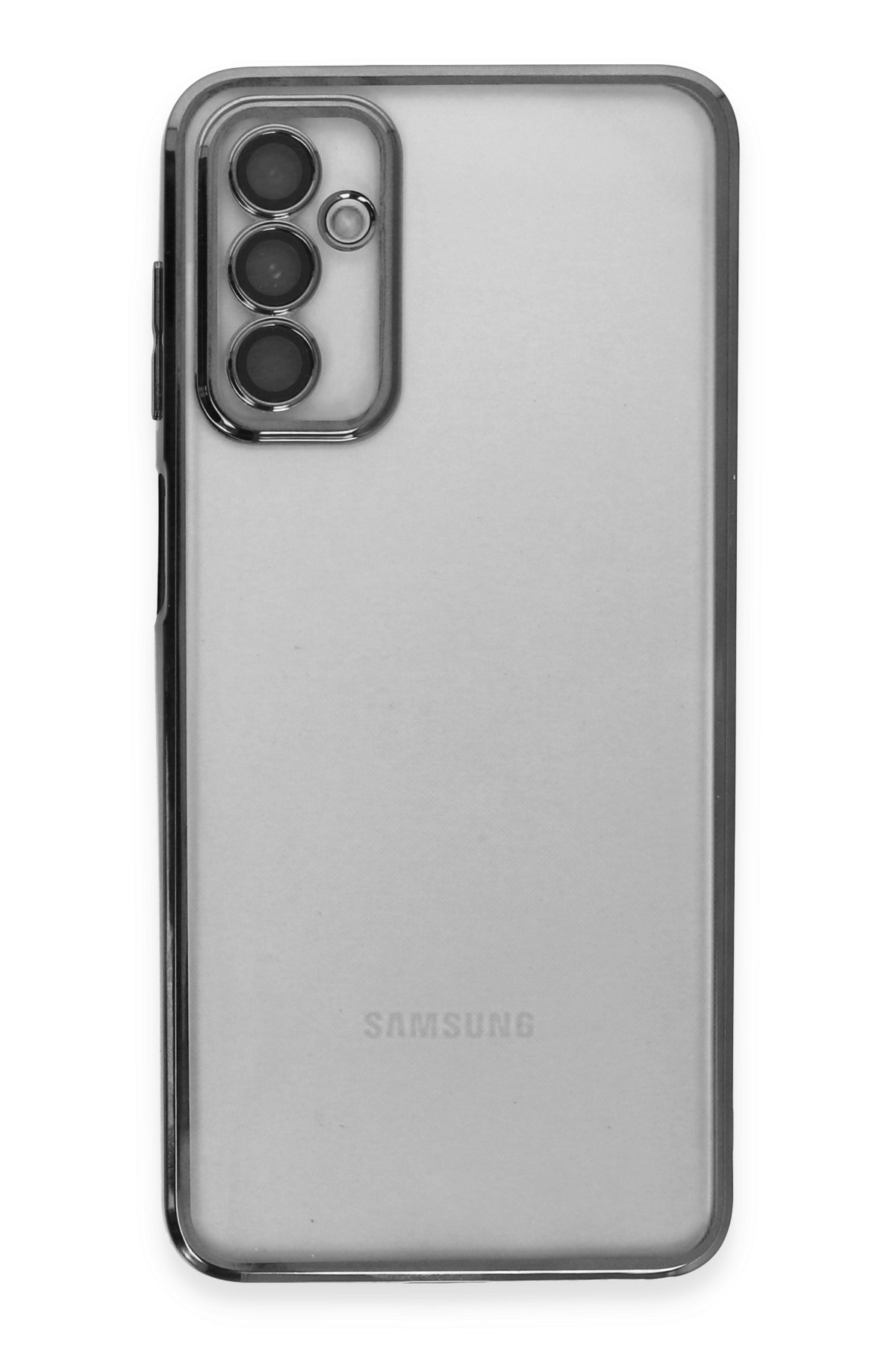 Newface Samsung Galaxy M23 Kılıf Volet Silikon - Beyaz