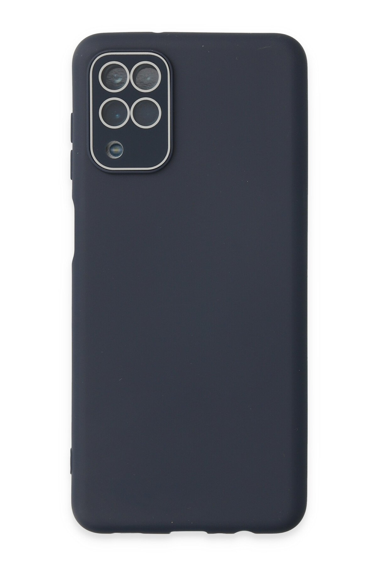 Newface Samsung Galaxy M32 Kılıf Focus Karbon Silikon - Siyah