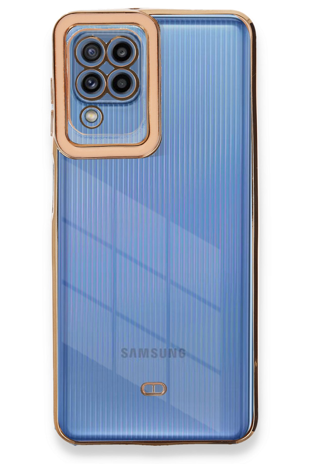 Newface Samsung Galaxy M32 Kılıf Kelvin Kartvizitli Silikon - Bordo