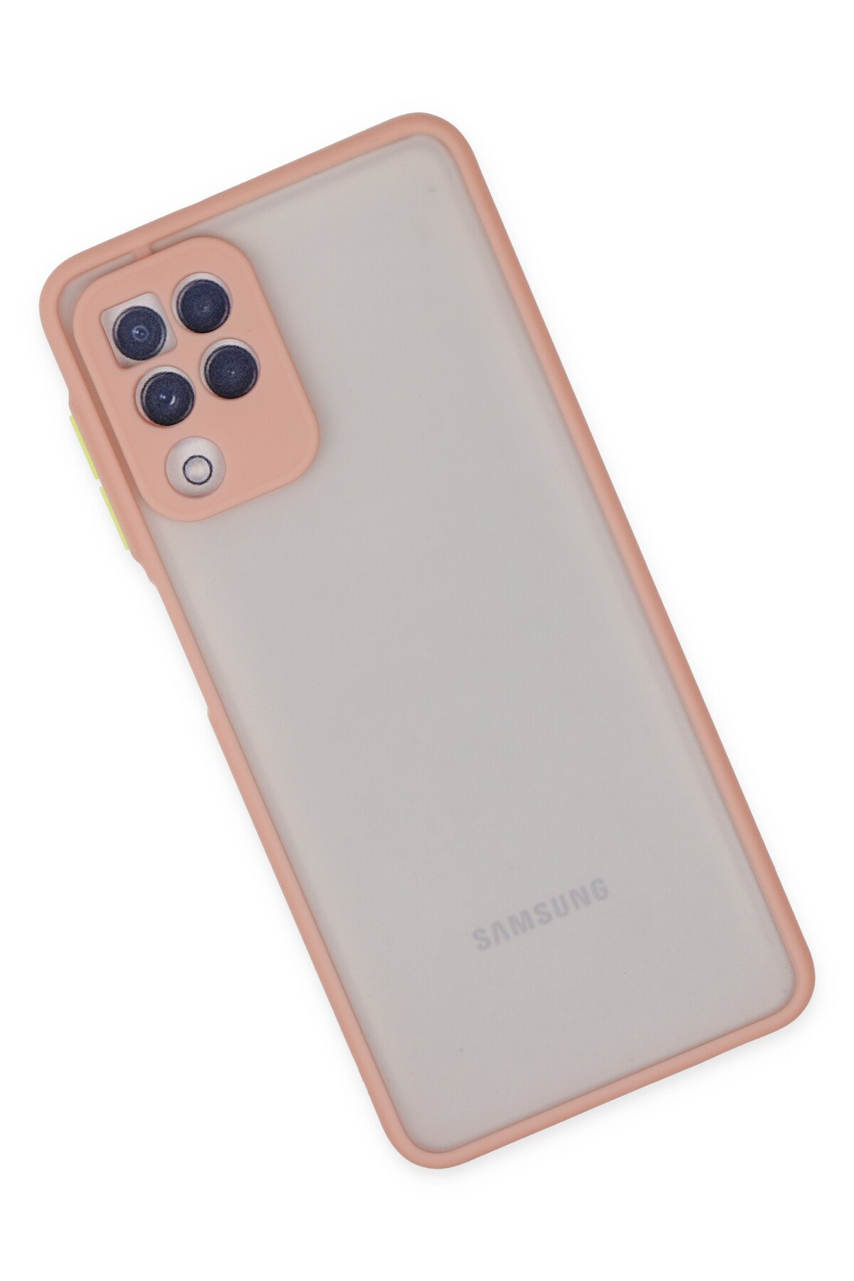 Newface Samsung Galaxy M32 Kılıf Platin Silikon - Siyah