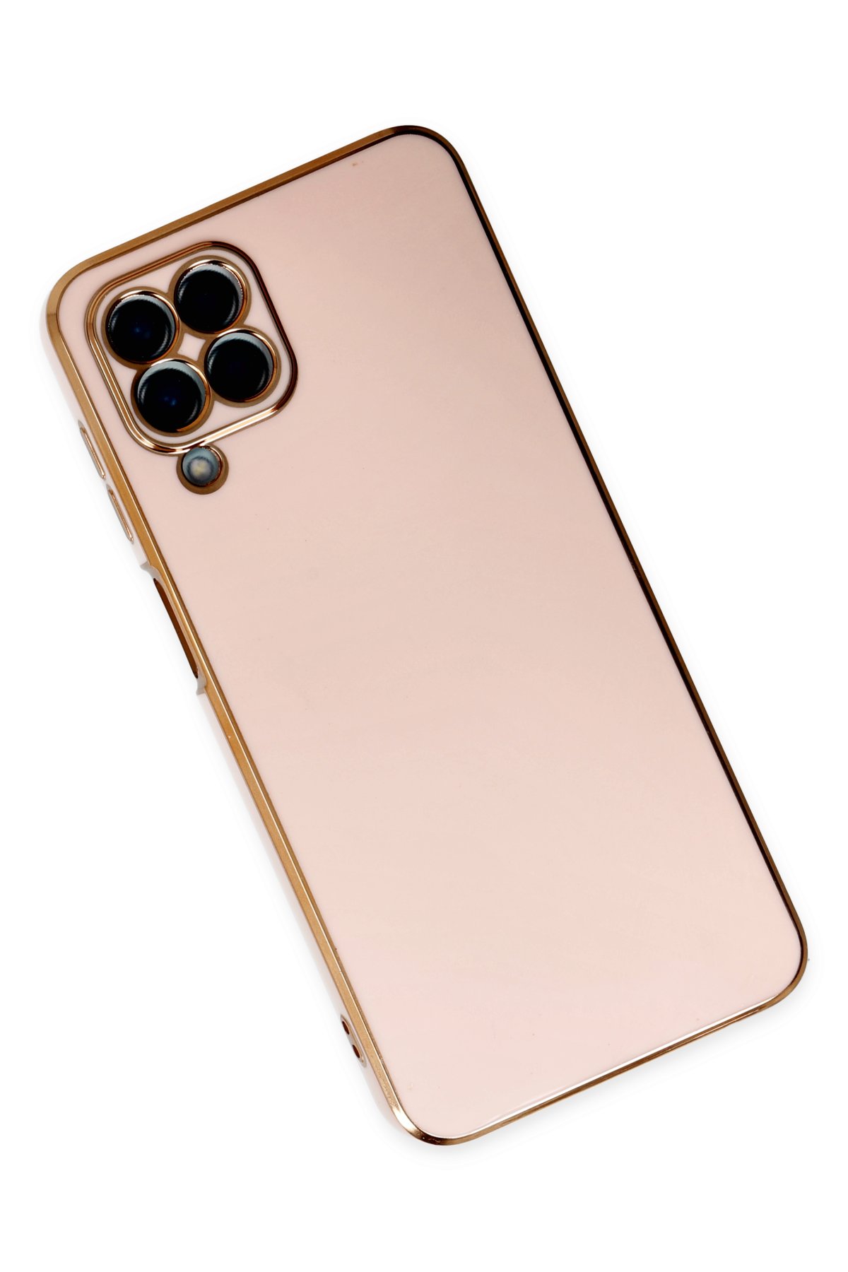 Newface Samsung Galaxy M33 Kılıf Nano içi Kadife Silikon - Mavi