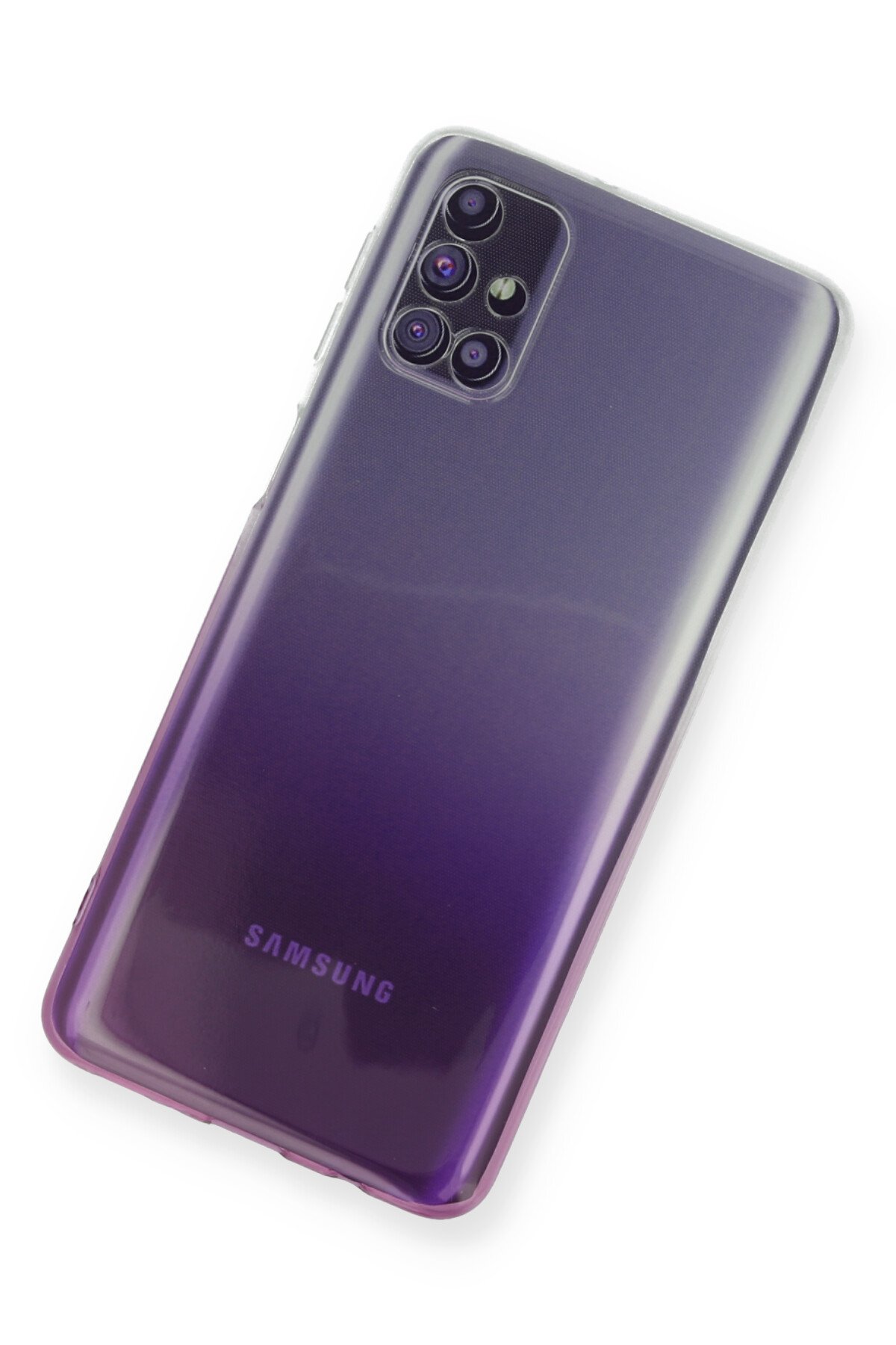 Newface Samsung Galaxy M51 Kılıf Platin Silikon - Siyah