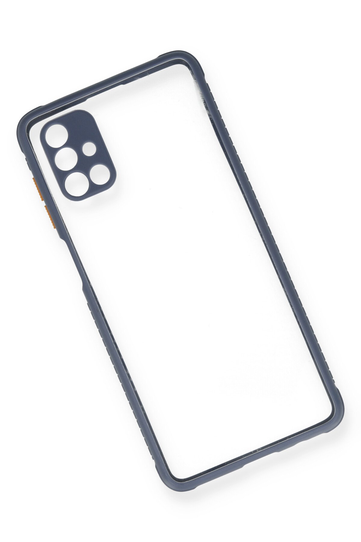 Newface Samsung Galaxy M51 Kılıf Palm Buzlu Kamera Sürgülü Silikon - Siyah