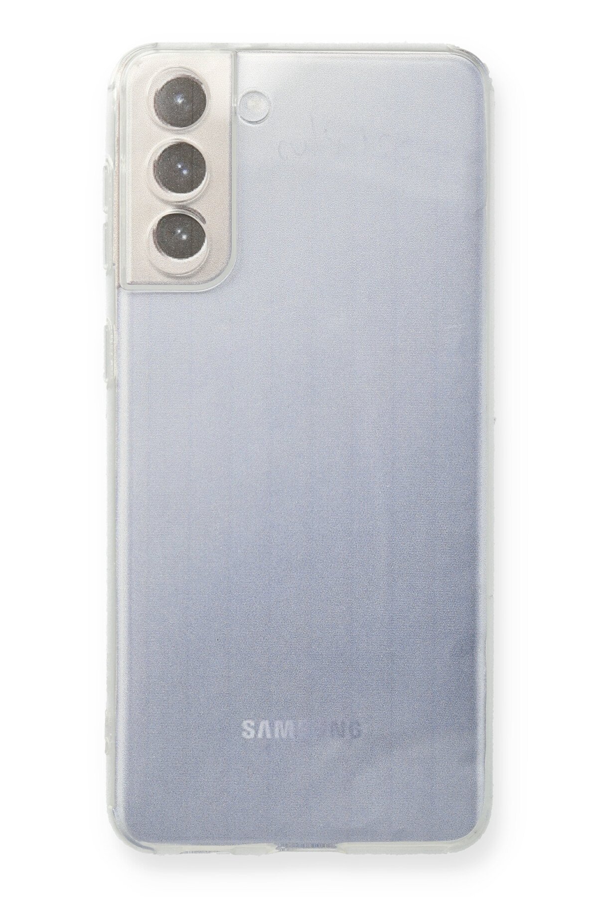 Newface Samsung Galaxy S21 FE Kılıf Platin Silikon - Kırmızı