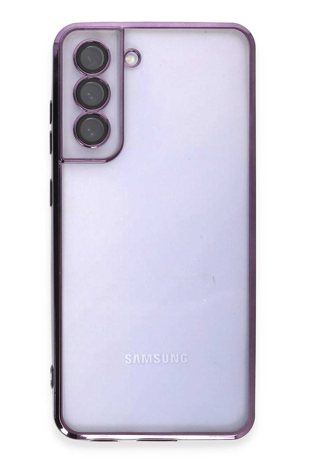 Newface Samsung Galaxy S21 FE Kılıf Platin Silikon - Sarı