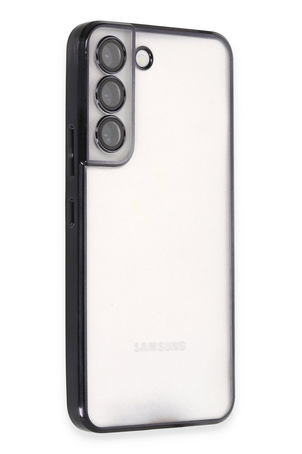 Newface Samsung Galaxy S22 Kılıf Nano içi Kadife Silikon - Sarı