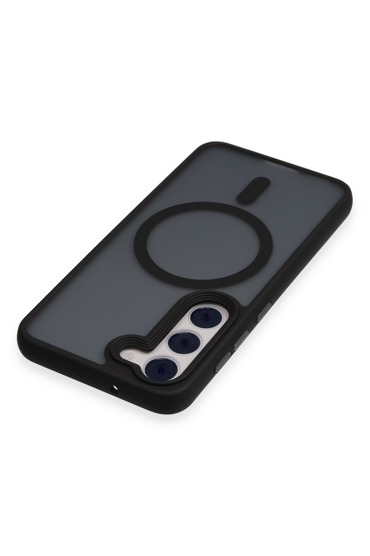 Newface Samsung Galaxy S23 Kılıf Nano içi Kadife Silikon - Lacivert