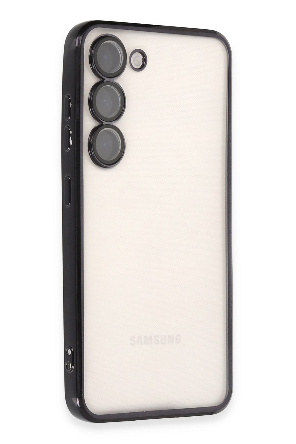 Newface Samsung Galaxy S23 Plus Kılıf Nano içi Kadife Silikon - Koyu Yeşil