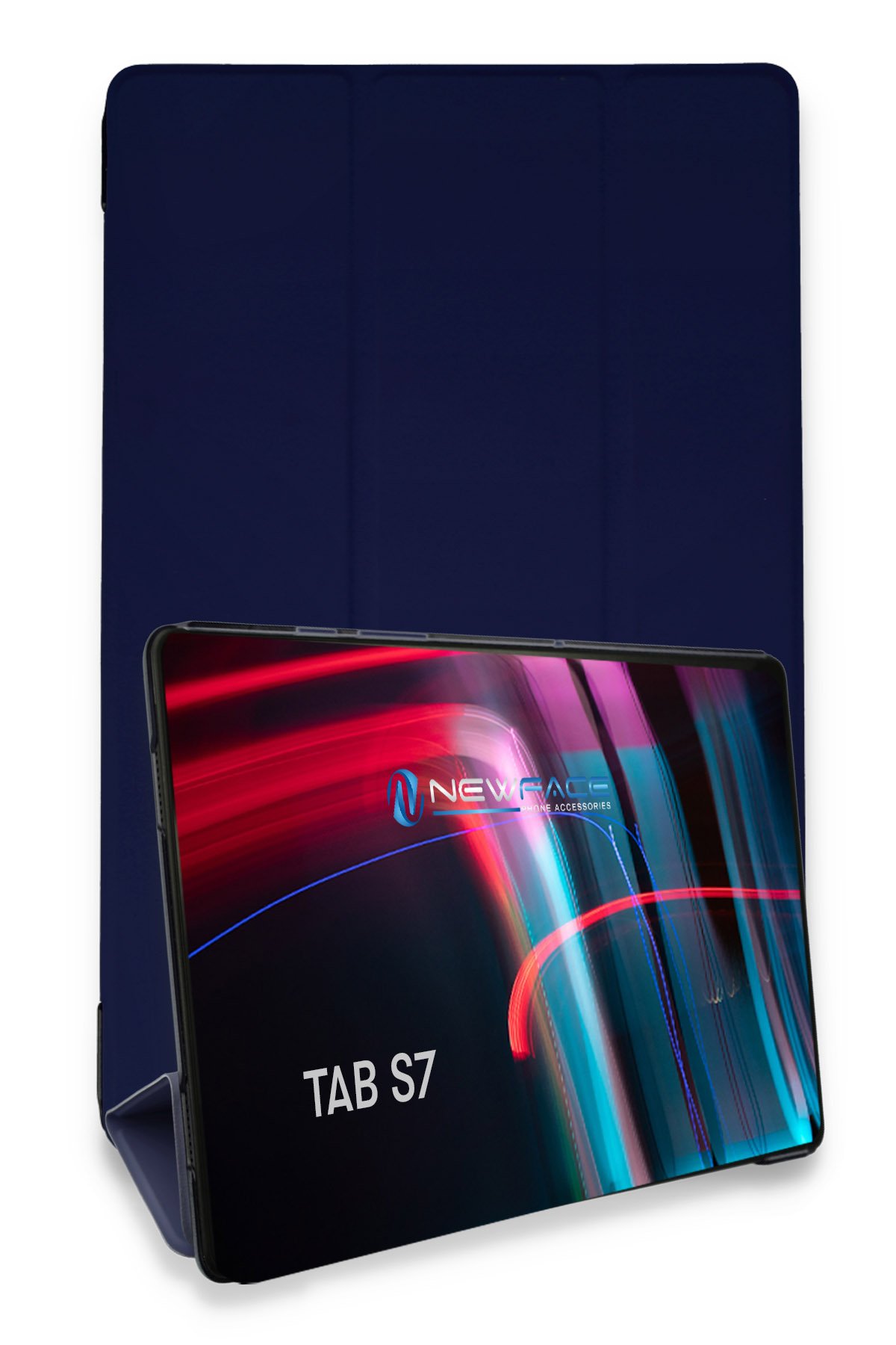 Newface Samsung Galaxy T870 Tab S7 11 Kılıf Eternal Ledli Klavyeli Tablet Kılıfı - Siyah