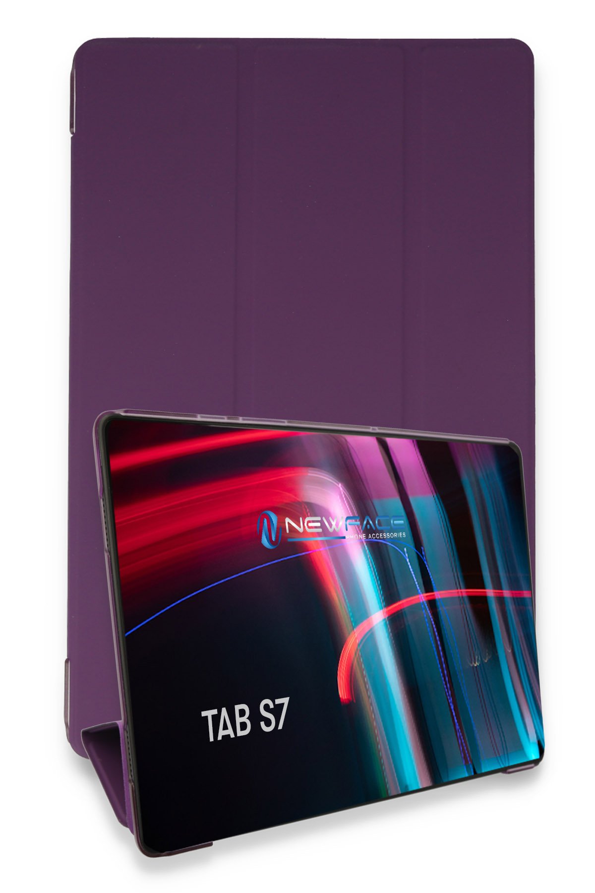 Newface Samsung Galaxy T870 Tab S7 11 Kılıf 360 Tablet Deri Kılıf - Turkuaz