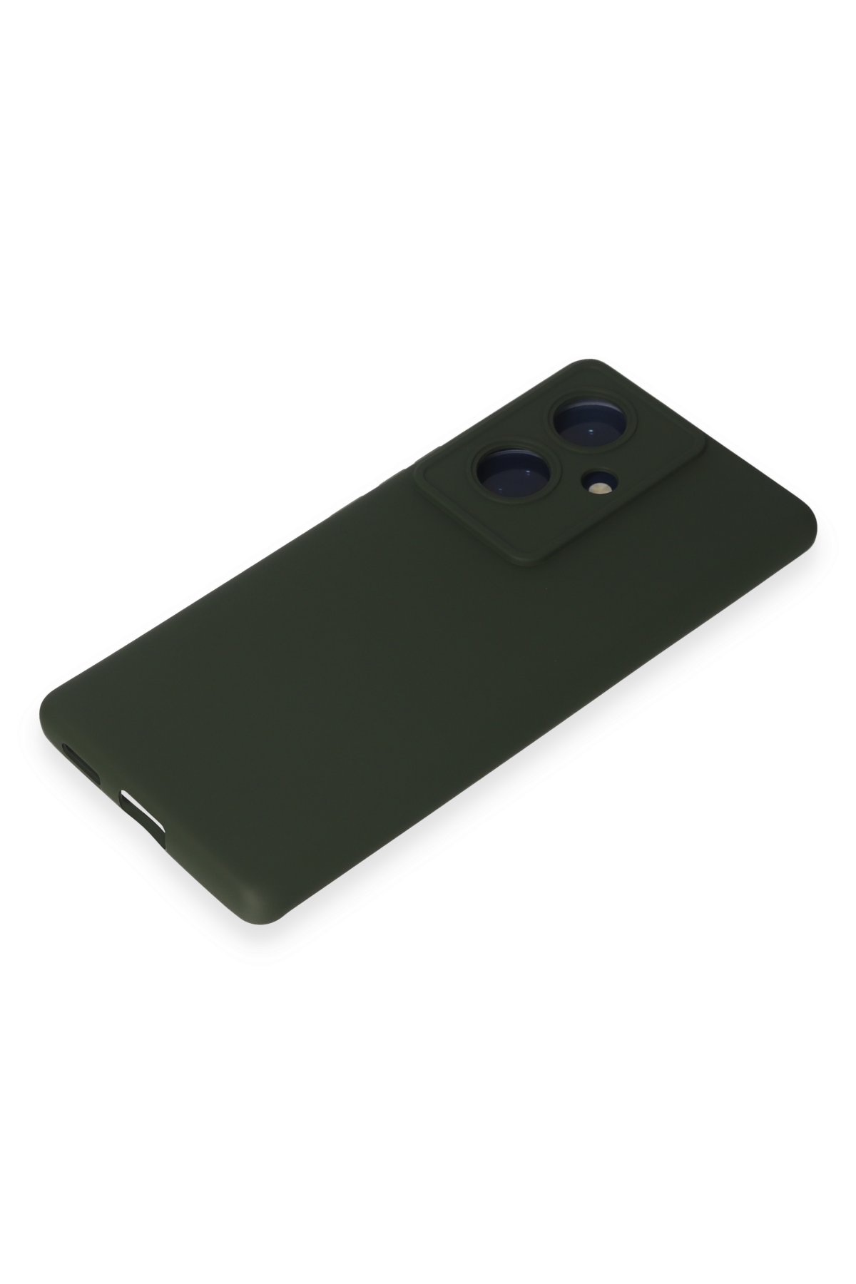 Newface Vivo V29 Lite Kılıf Razer Lensli Silikon - Yeşil