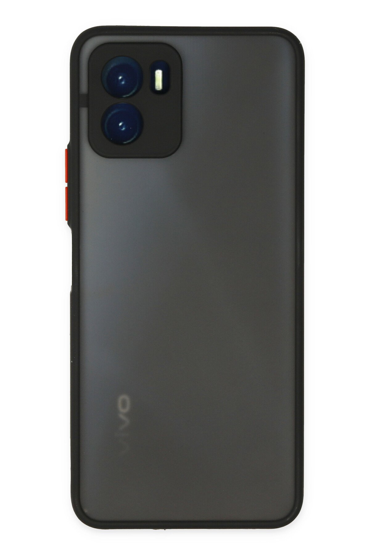 Newface Vivo Y15S Kılıf Platin Silikon - Kırmızı