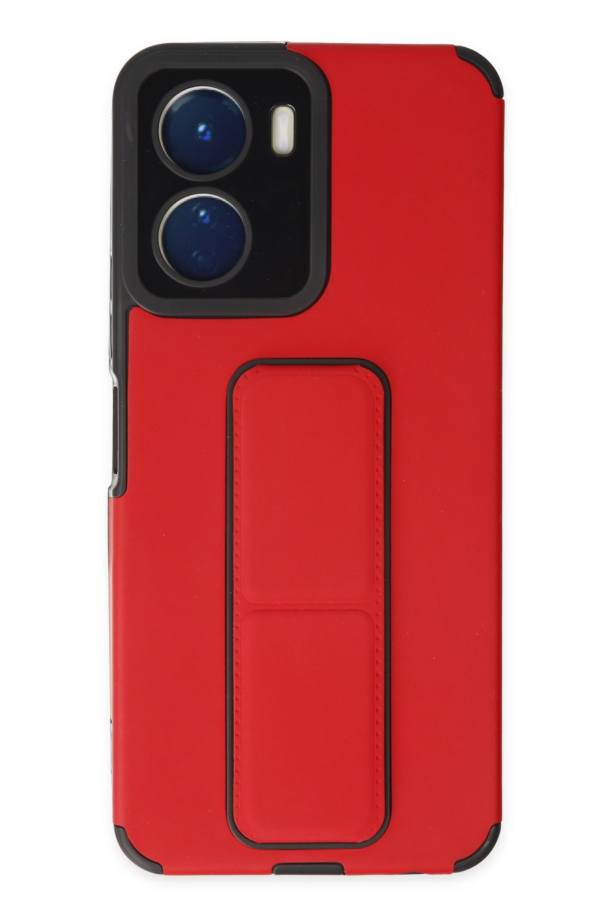 Newface Vivo Y16 Kılıf Volet Silikon - Siyah